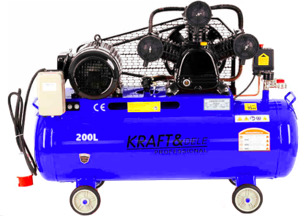 Olejový kompresor 200 l, 3 písty, 400 V KD4064