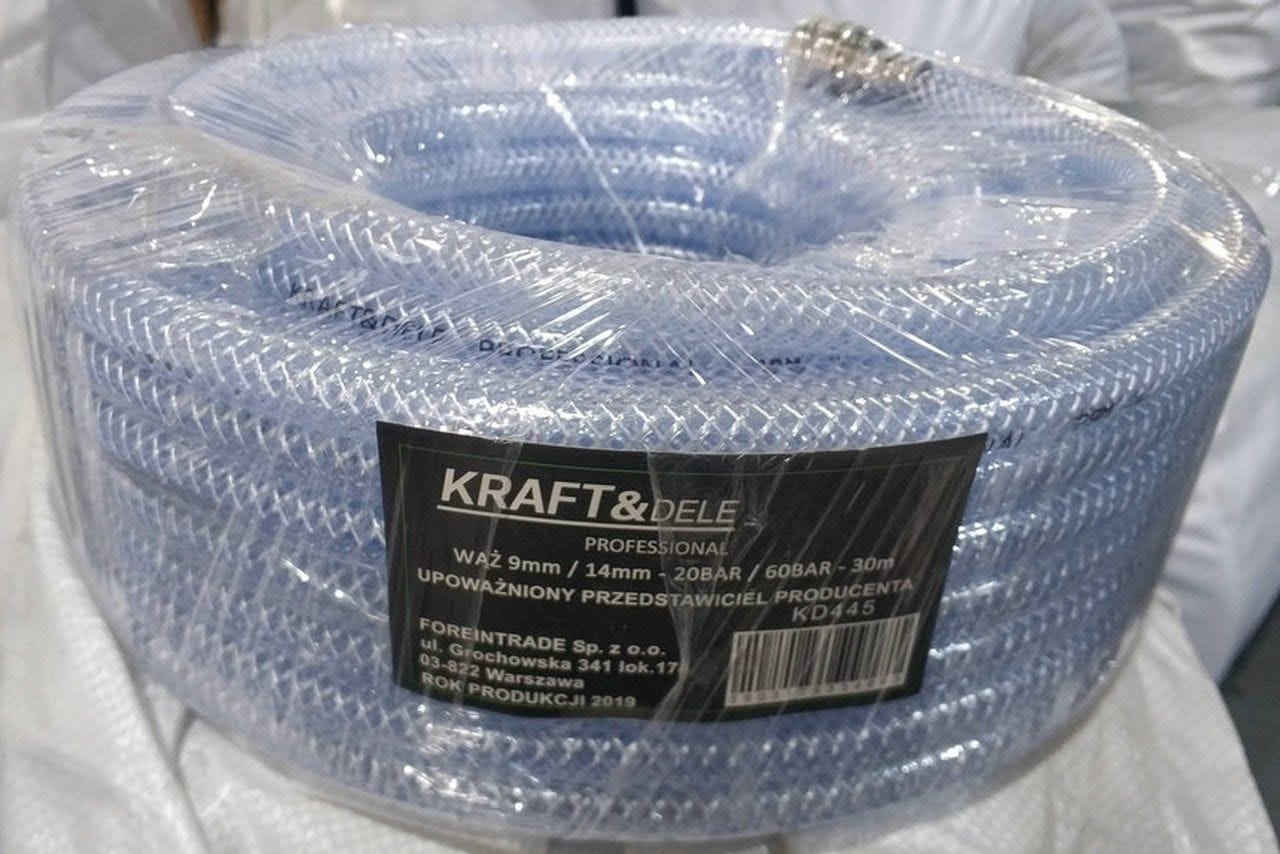 Vyztužená pneumatická hadice 14 mm, 30 m KD445