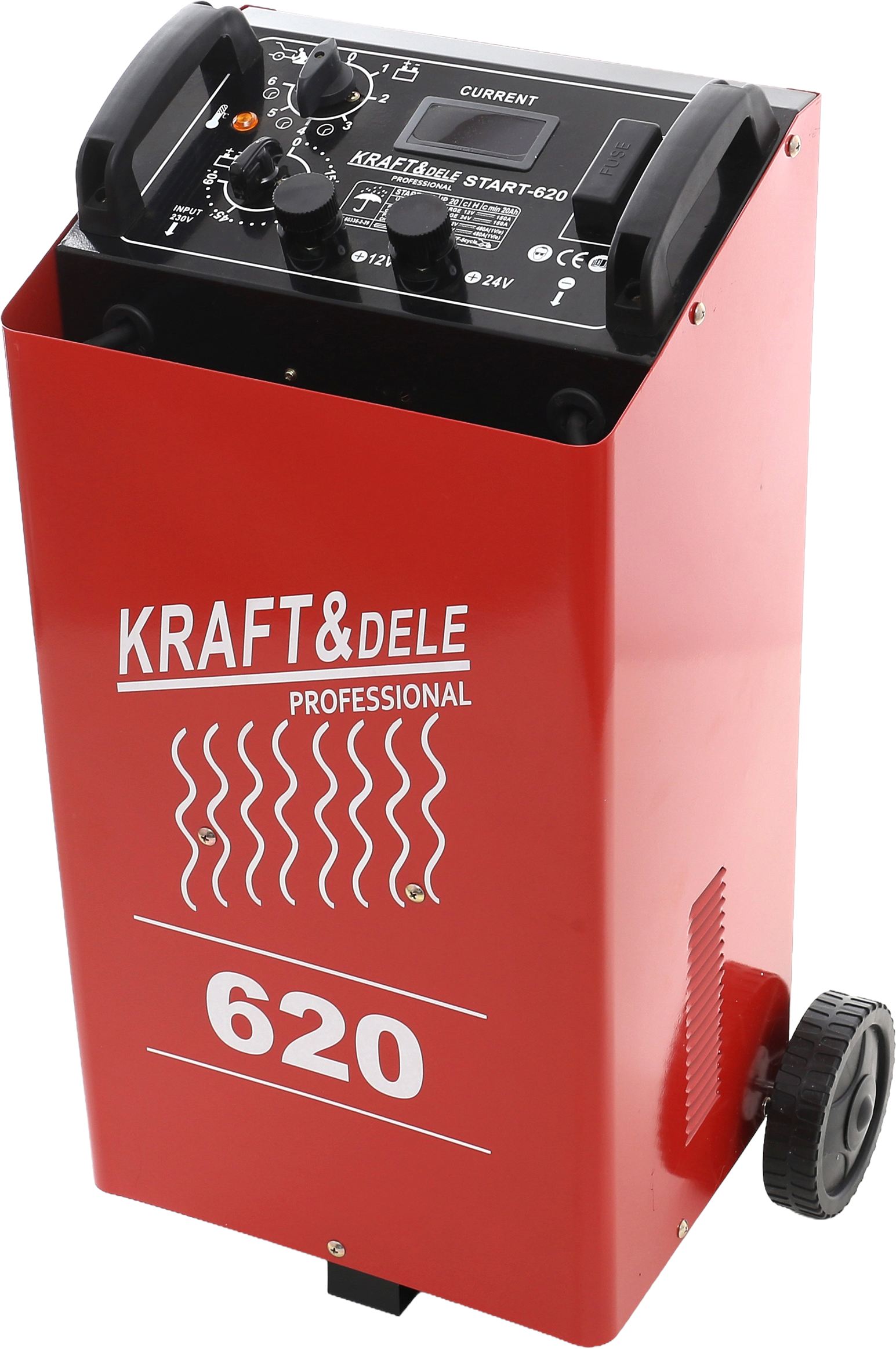 Nabíječka s LCD displejem 250 A, 12/24 V KD1915
