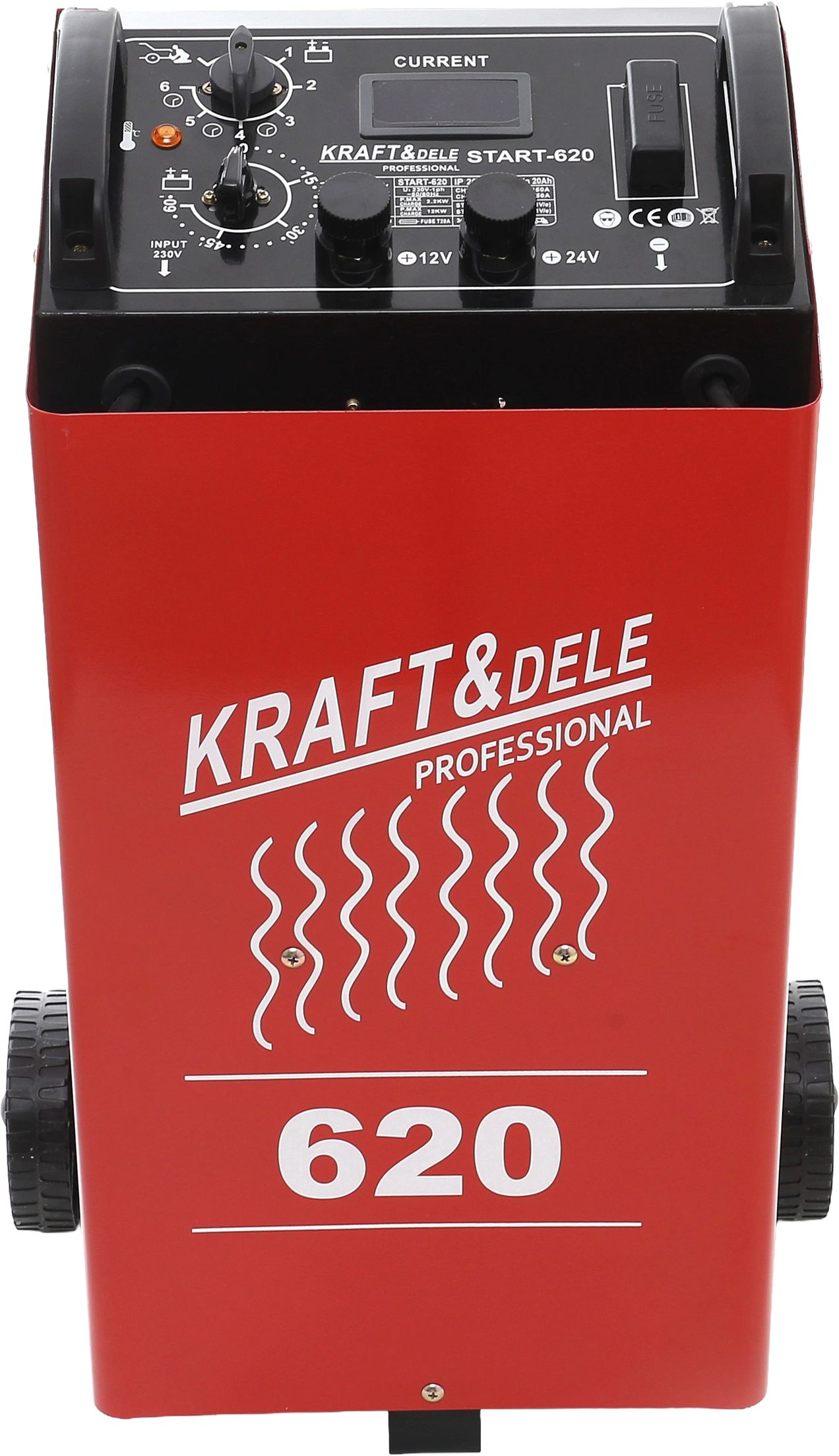 Nabíječka s LCD displejem 250 A, 12/24 V KD1915