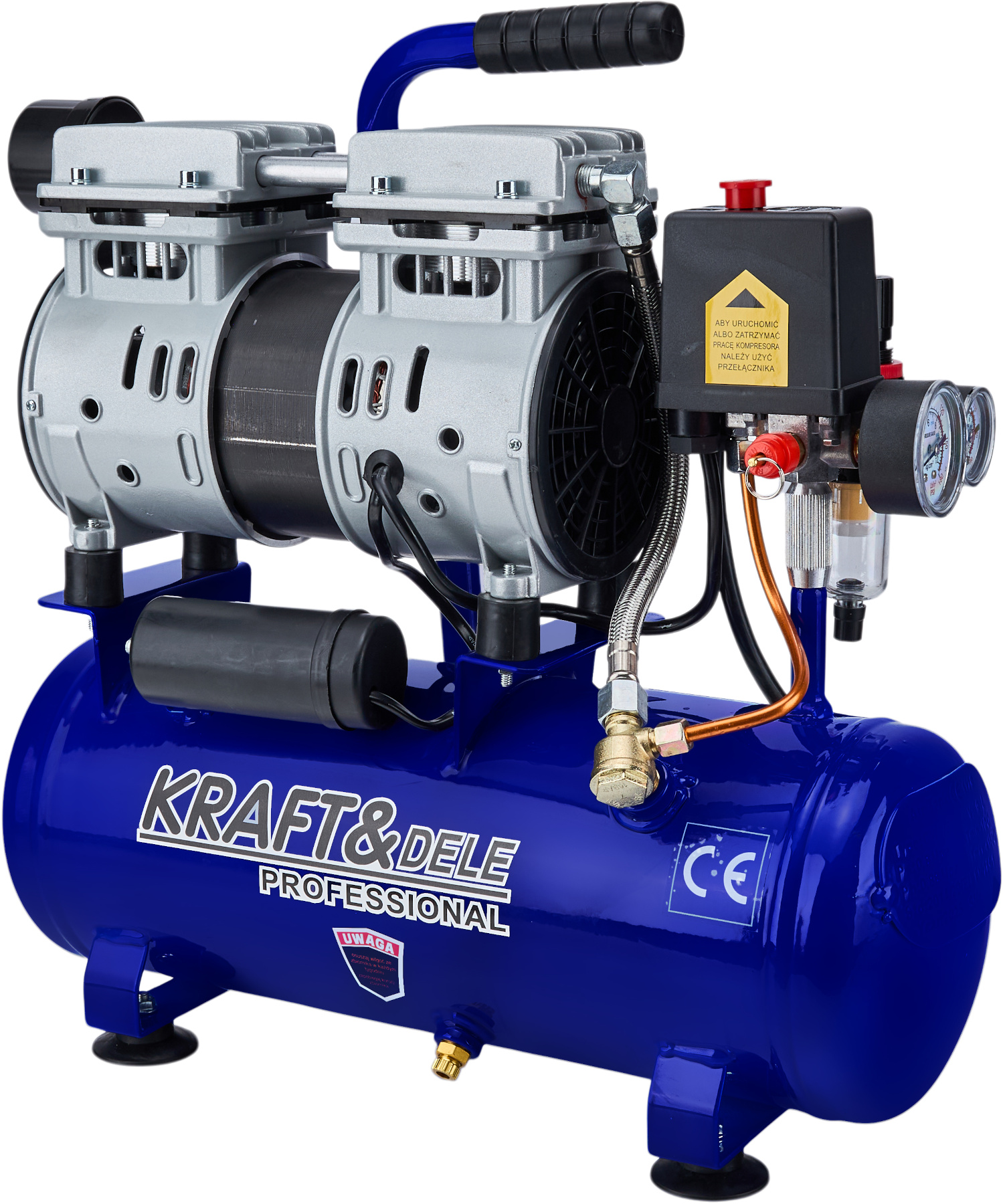 Bezolejový kompresor 9 l, 550 W, 155 l/min KD4098