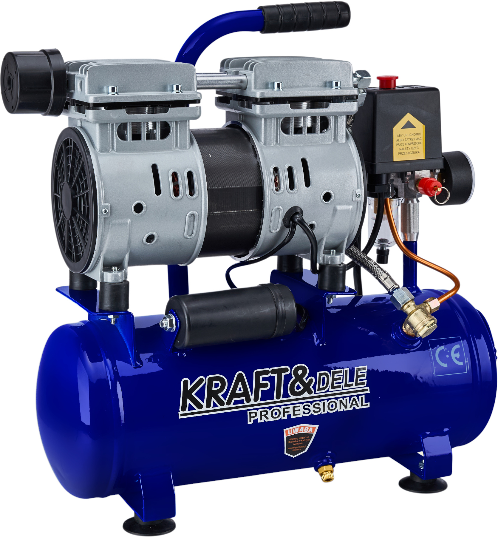 Bezolejový kompresor 9 l, 550 W, 155 l/min KD4098
