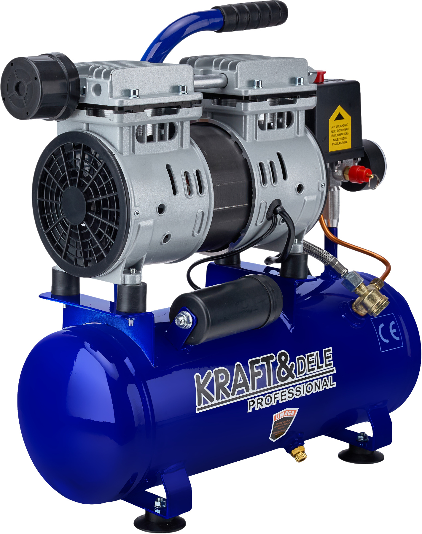 Bezolejový kompresor 9 l, 550 W, 155 l/min KD4098