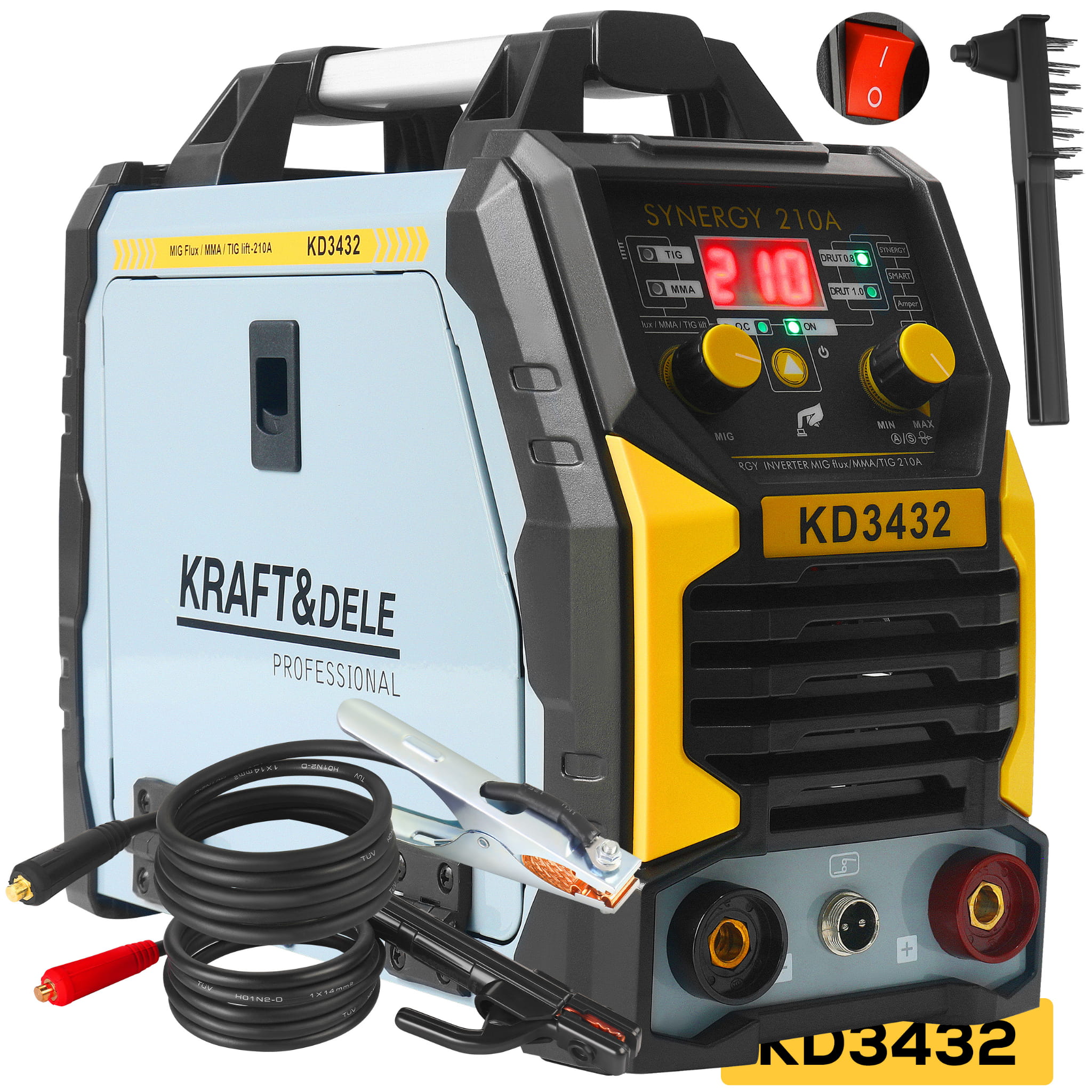 Invertorová svářečka MIG / Flux / MMA / TIG Lift KD3432