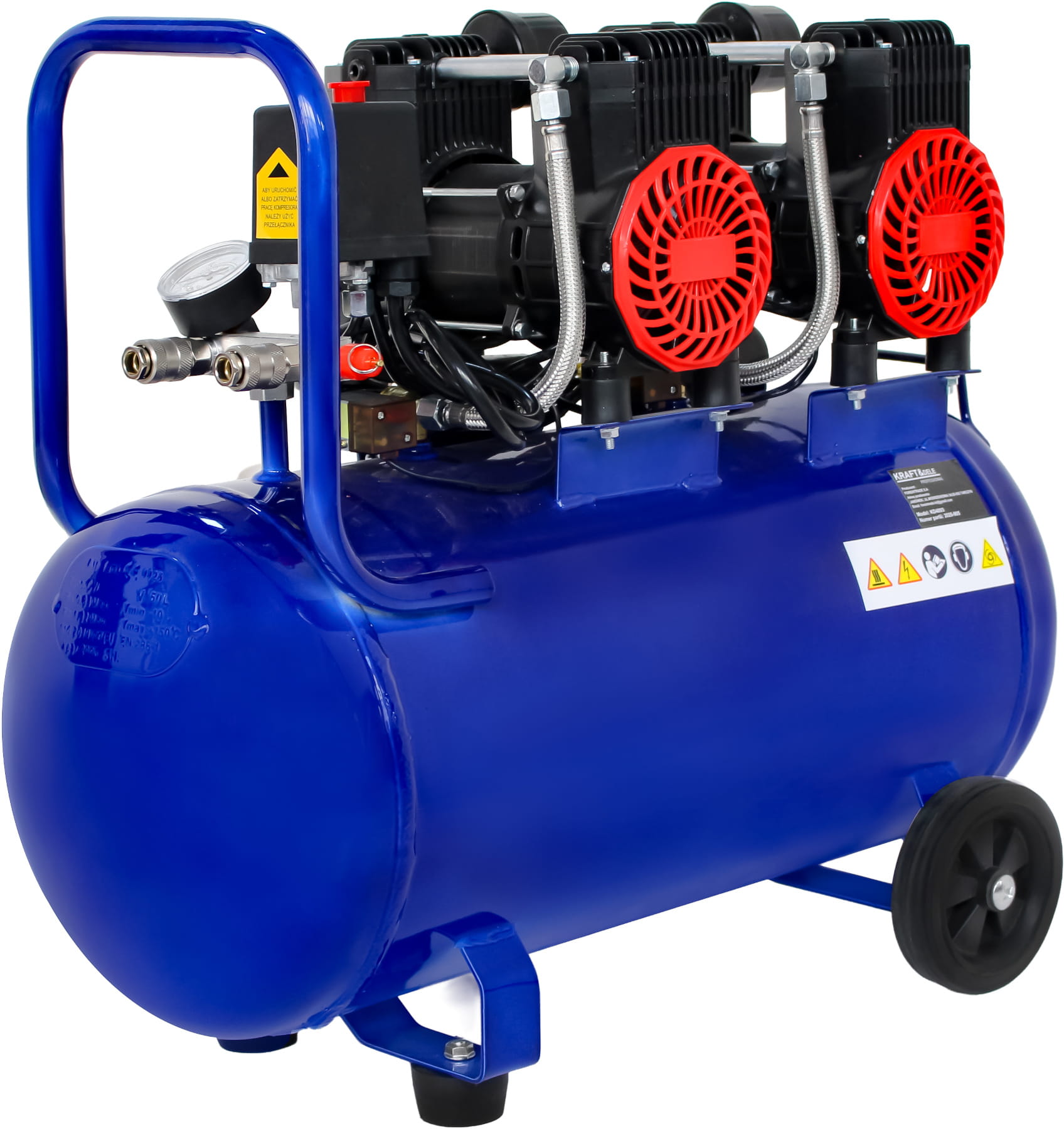 Bezolejový kompresor 50 l, 3000 W, 475 l/min KD4093