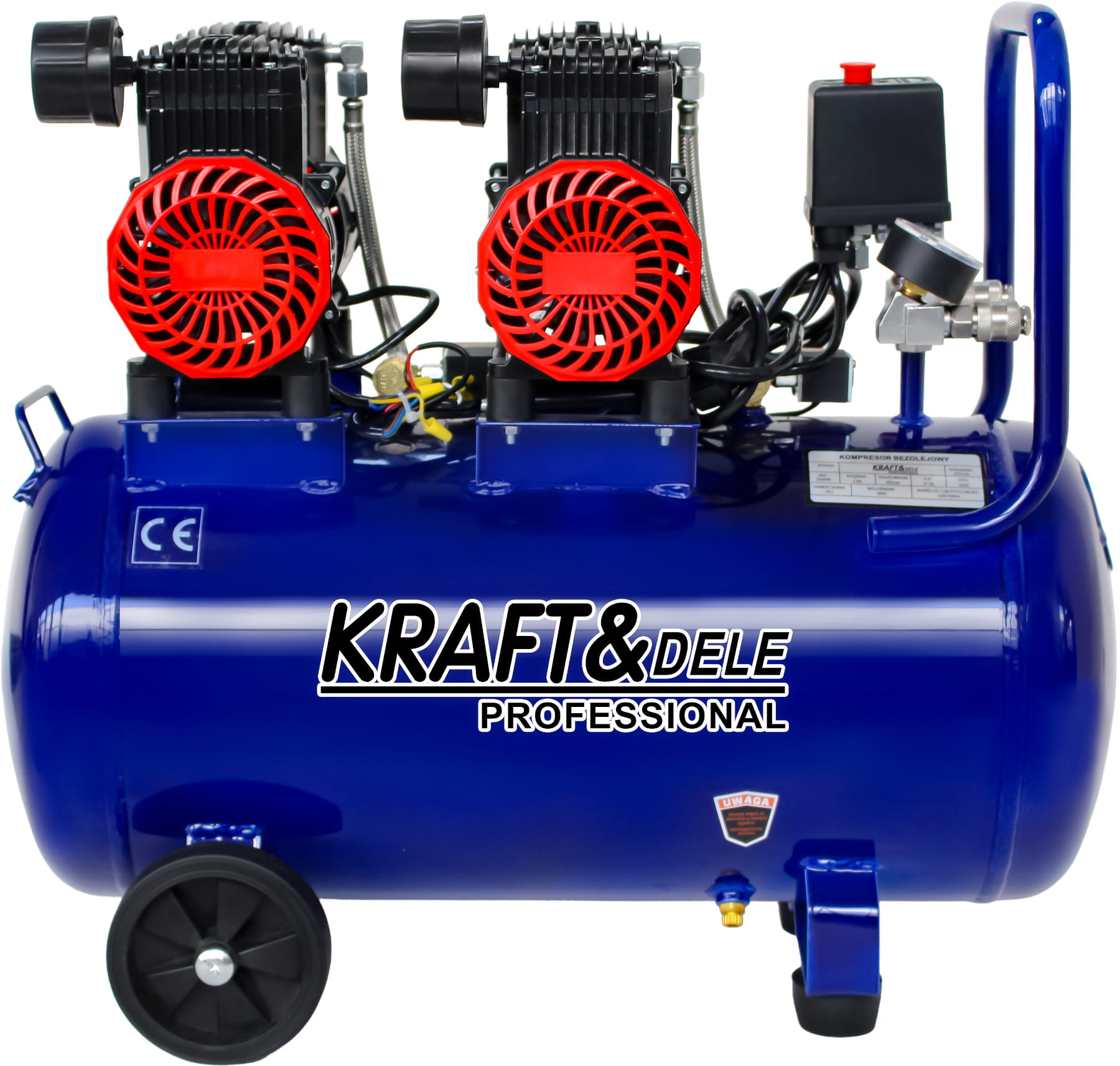 Bezolejový kompresor 50 l, 3000 W, 475 l/min KD4093