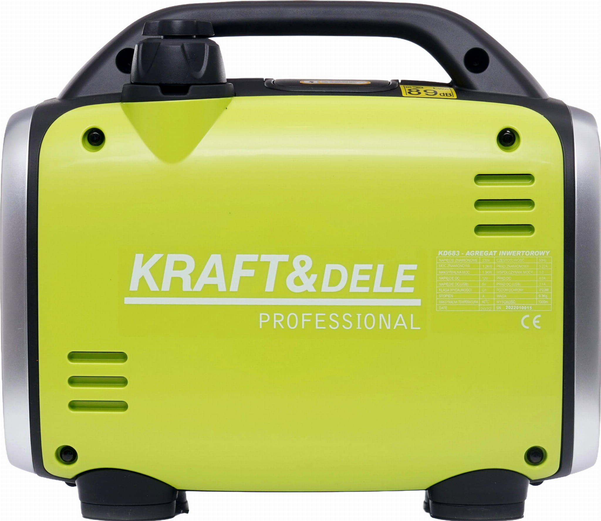 KRAFT&DELE KD683 Invertorový generátor 1,2 kW / 1,3 kW