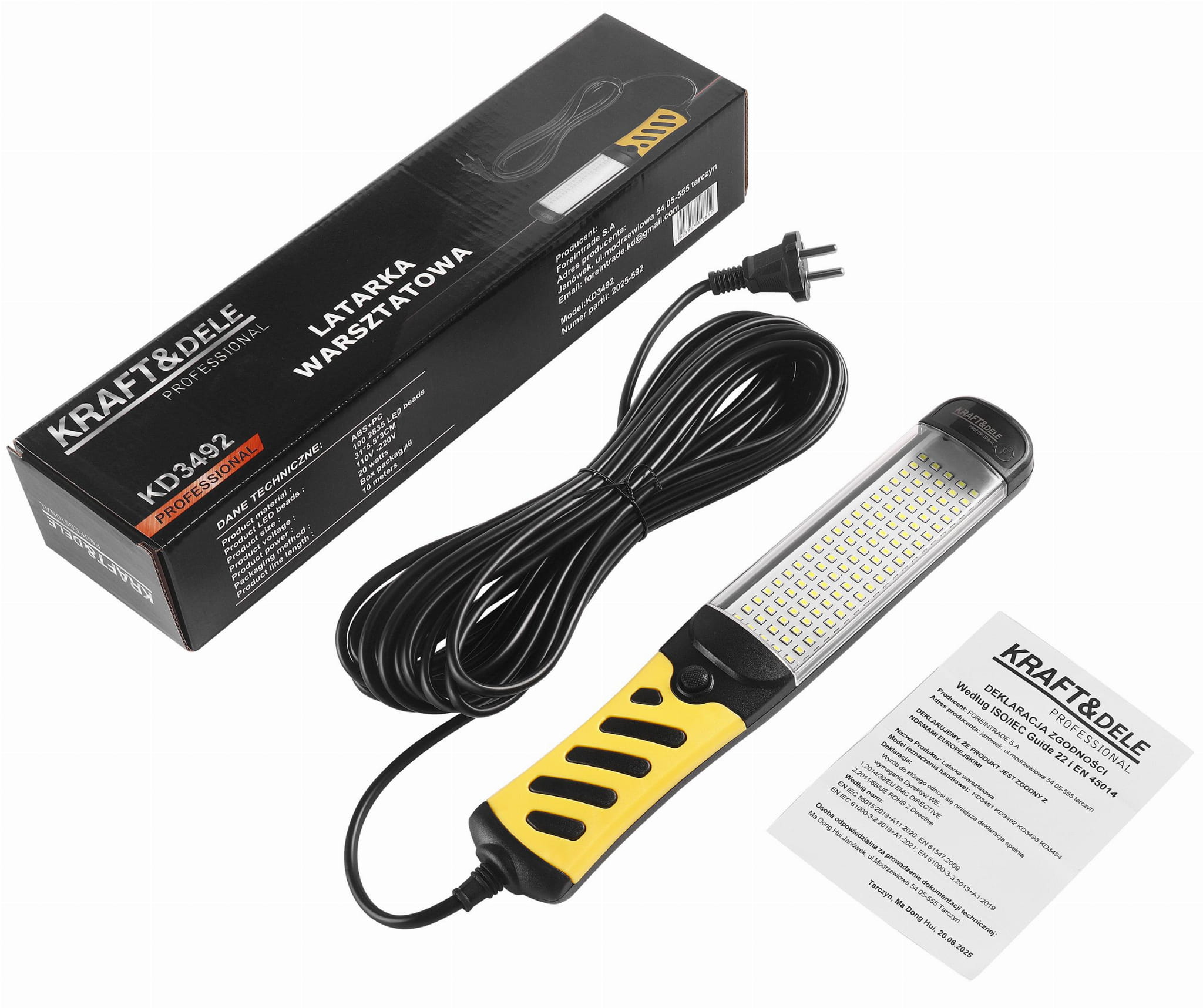 Dílenská lampa KD3492