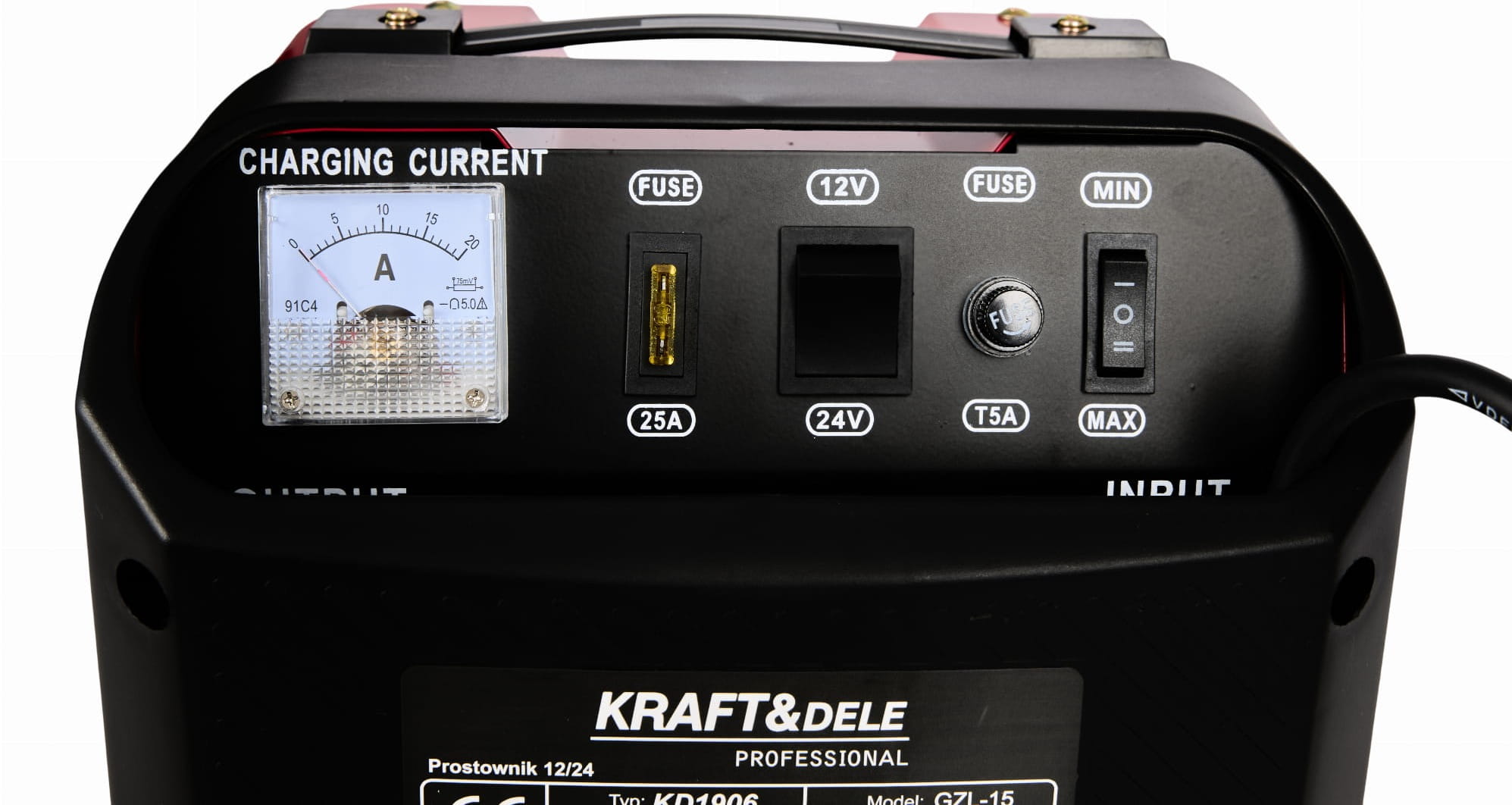 Autonabíječka 12 V, 24 V, 20 A, 200 Ah KD1907
