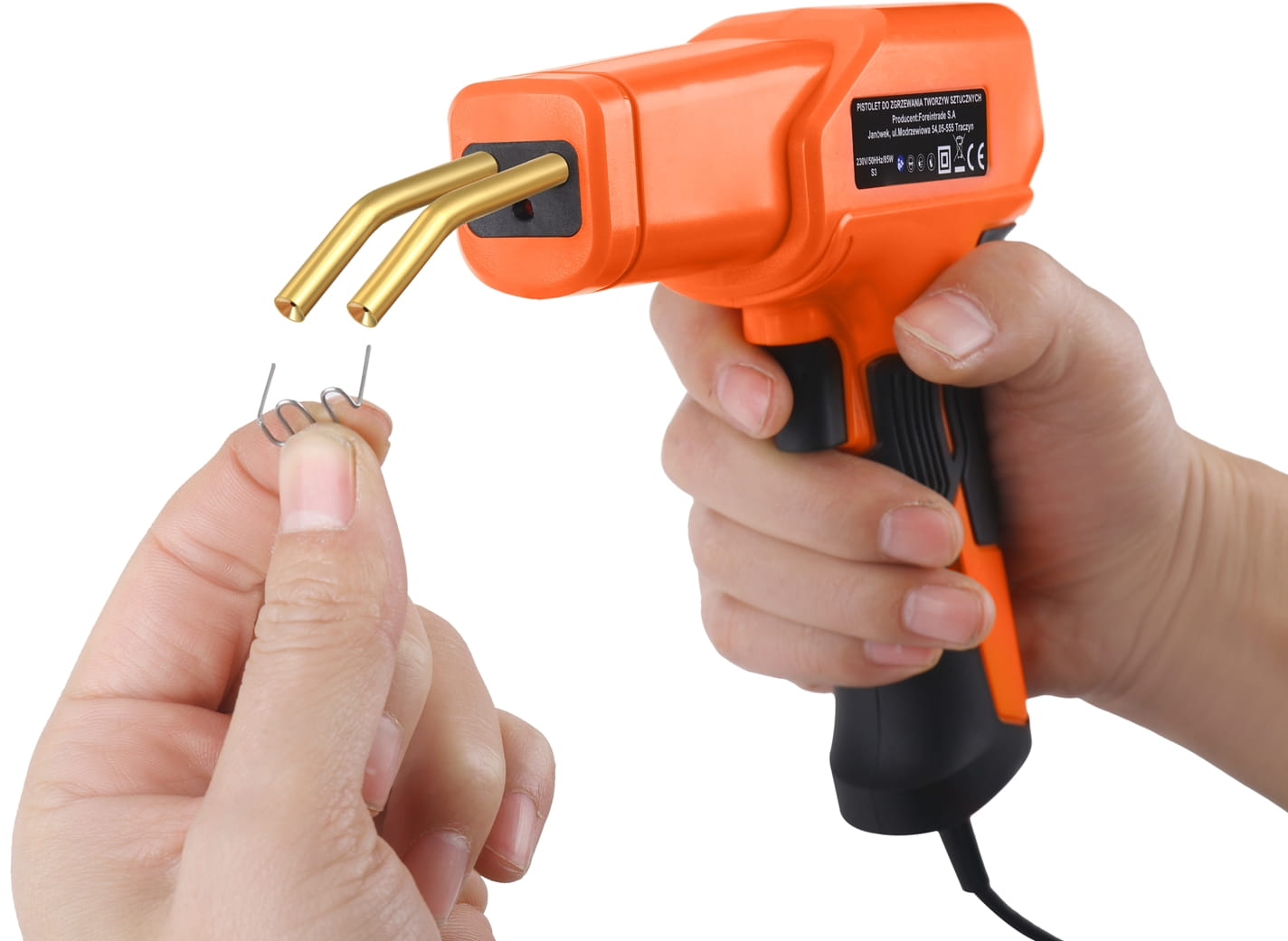 Svařovací pistole na plasty 85 W + příslušenství, sponky KD11295