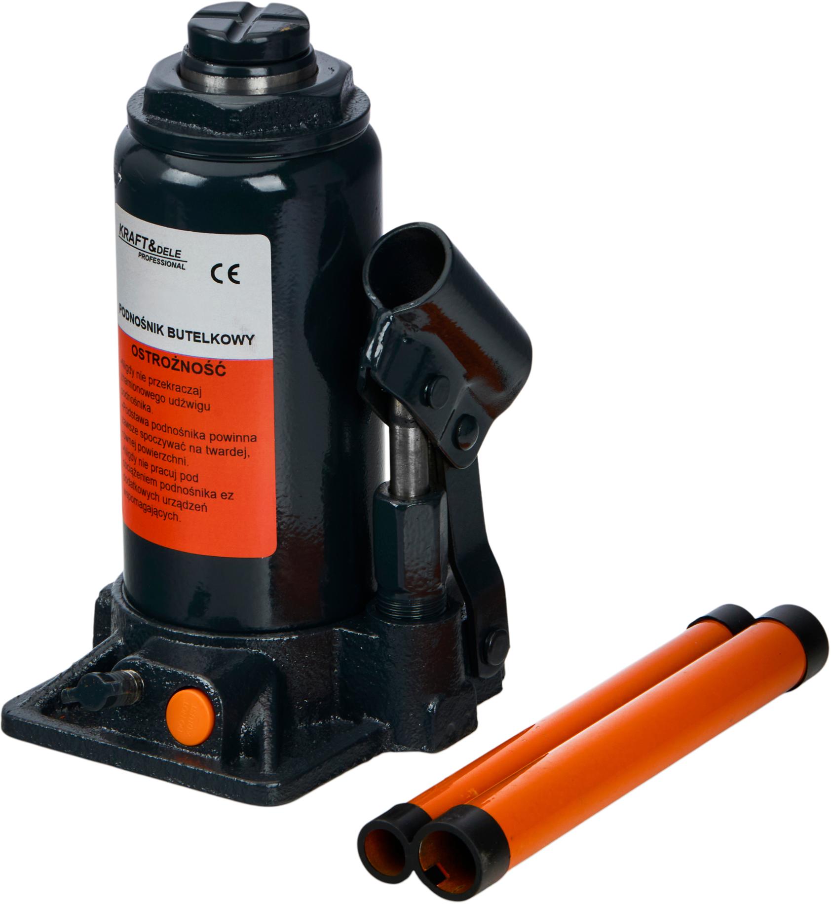 KRAFT&DELE Hydraulický zvedák panenka 8 t, 200–390 mm KD1983