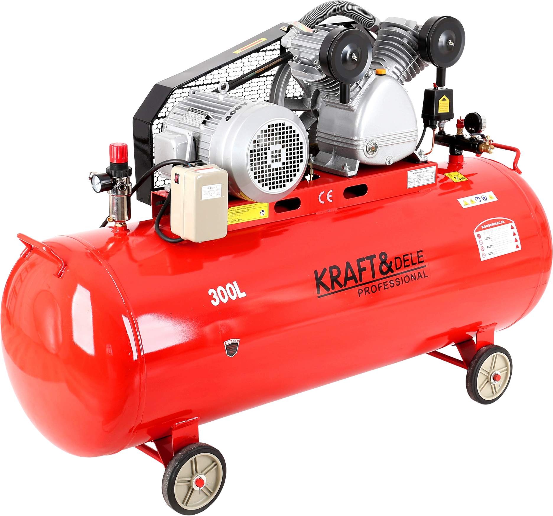 Olejový kompresor 300 l, 400 V + odlučovač KD1410