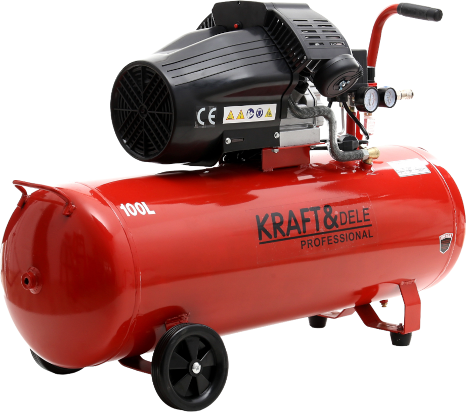 Olejový kompresor 100 l, 2 písty, 4,1 HP + odlučovač KD1480