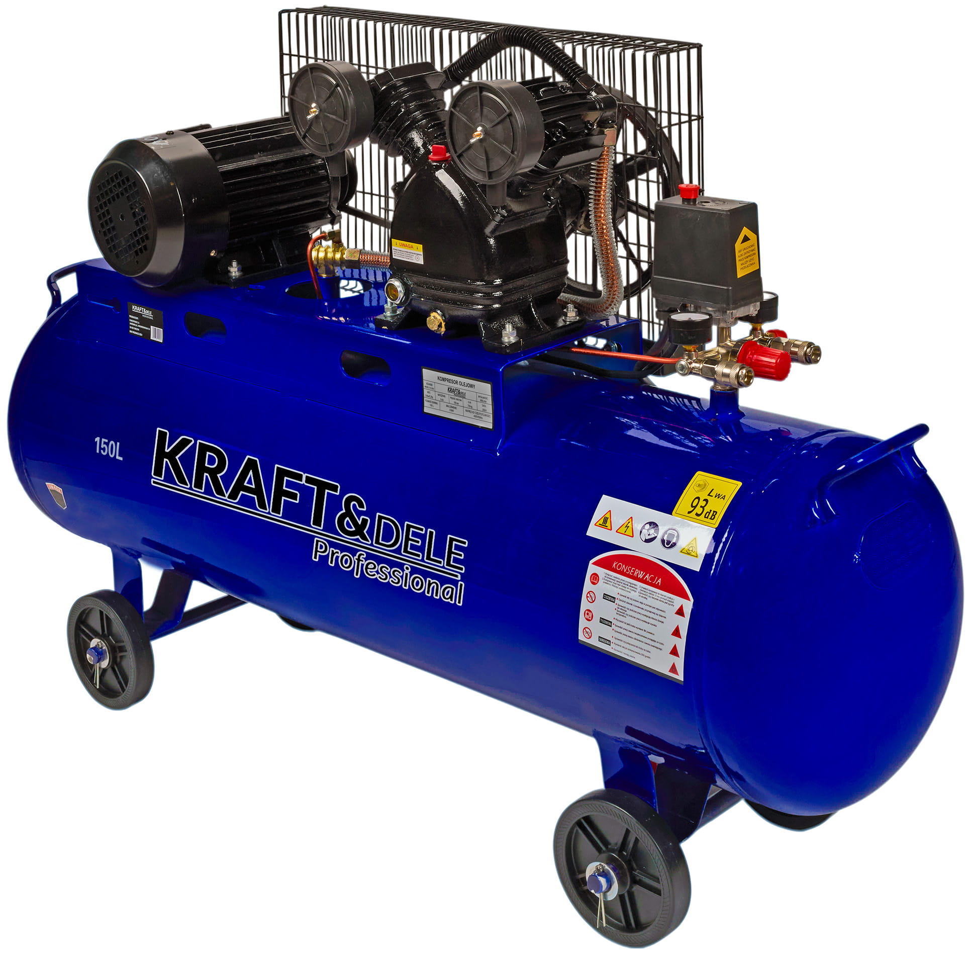 Dvoutaktní olejový kompresor 150 l, 3,8 kW KD4060