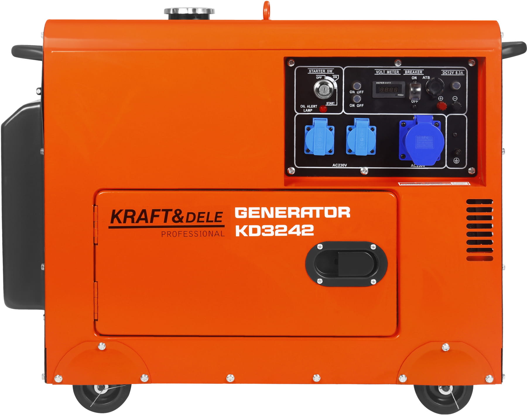 Generátor 7 kW, 230 V + ATS KD3242_2K