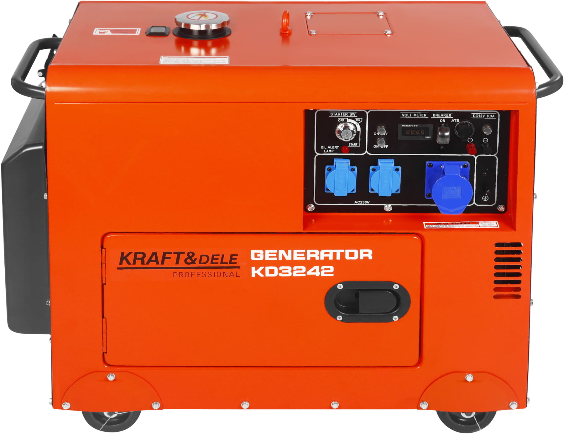 Generátor 7 kW, 230 V + ATS KD3242_2K