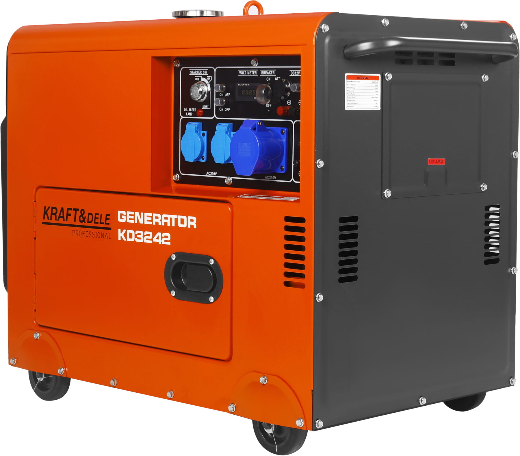 Generátor 7 kW, 230 V + ATS KD3242_2K