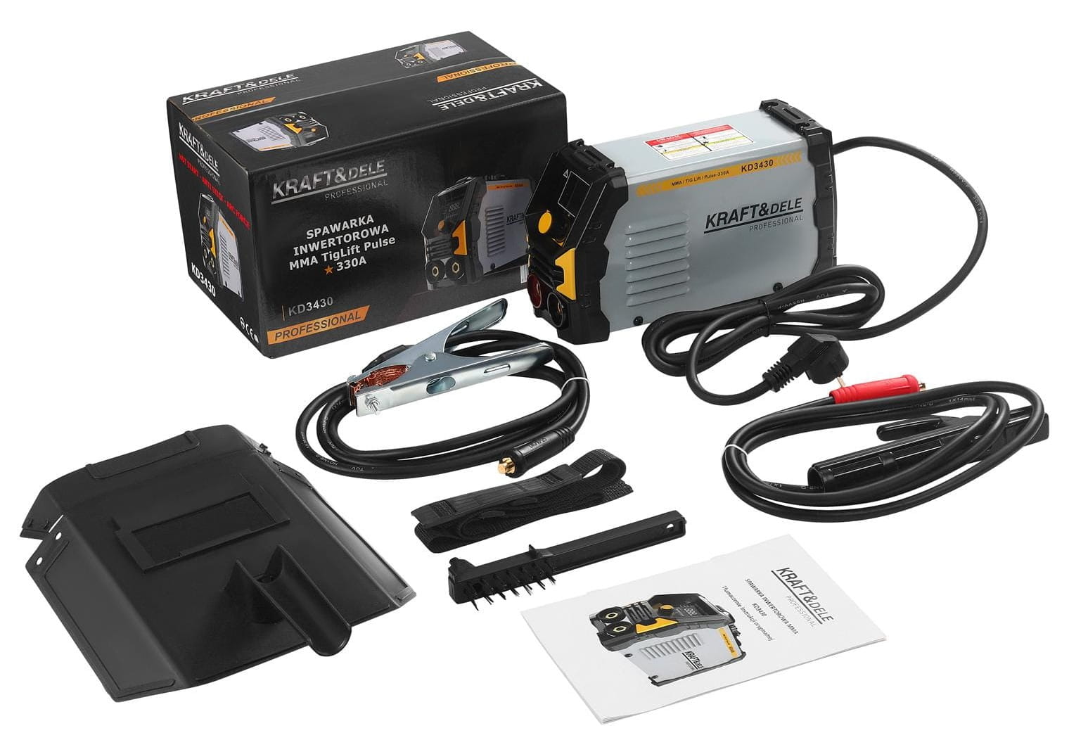 Invertorová svářečka TigLift Pulse 330 A pro ruční obloukové svařování KD3430
