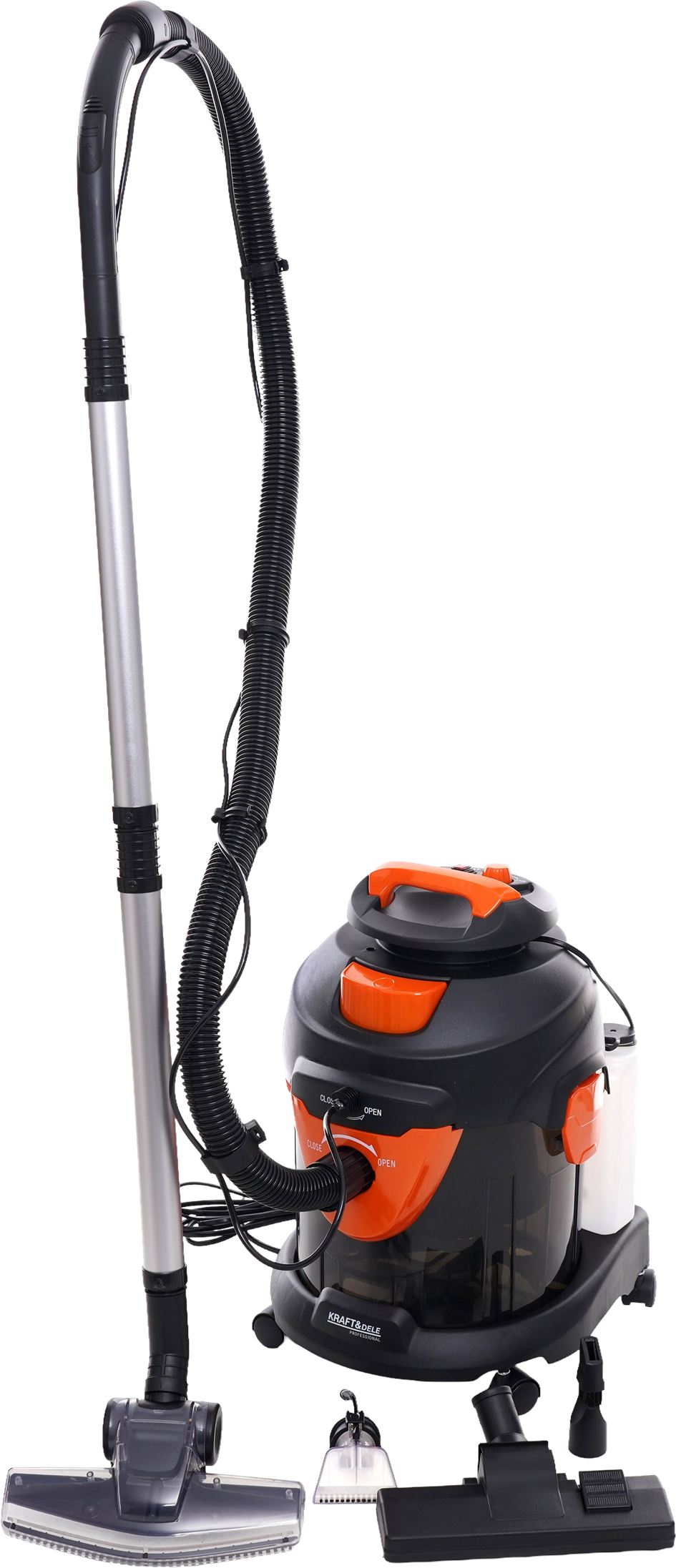 Průmyslový vysavač na suché i mokré vysávání, 1600 W KD482
