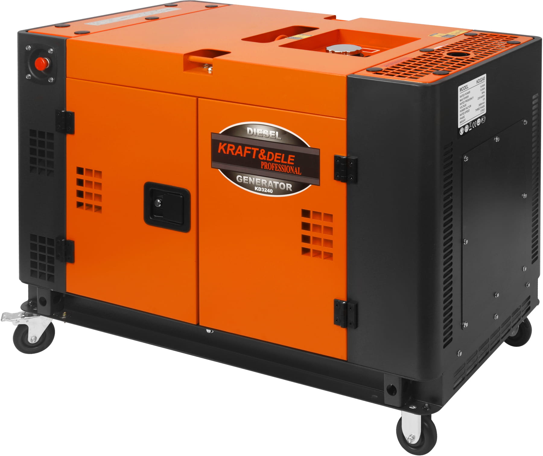 Generátor 15,5 kW, 230/400 V KD3240