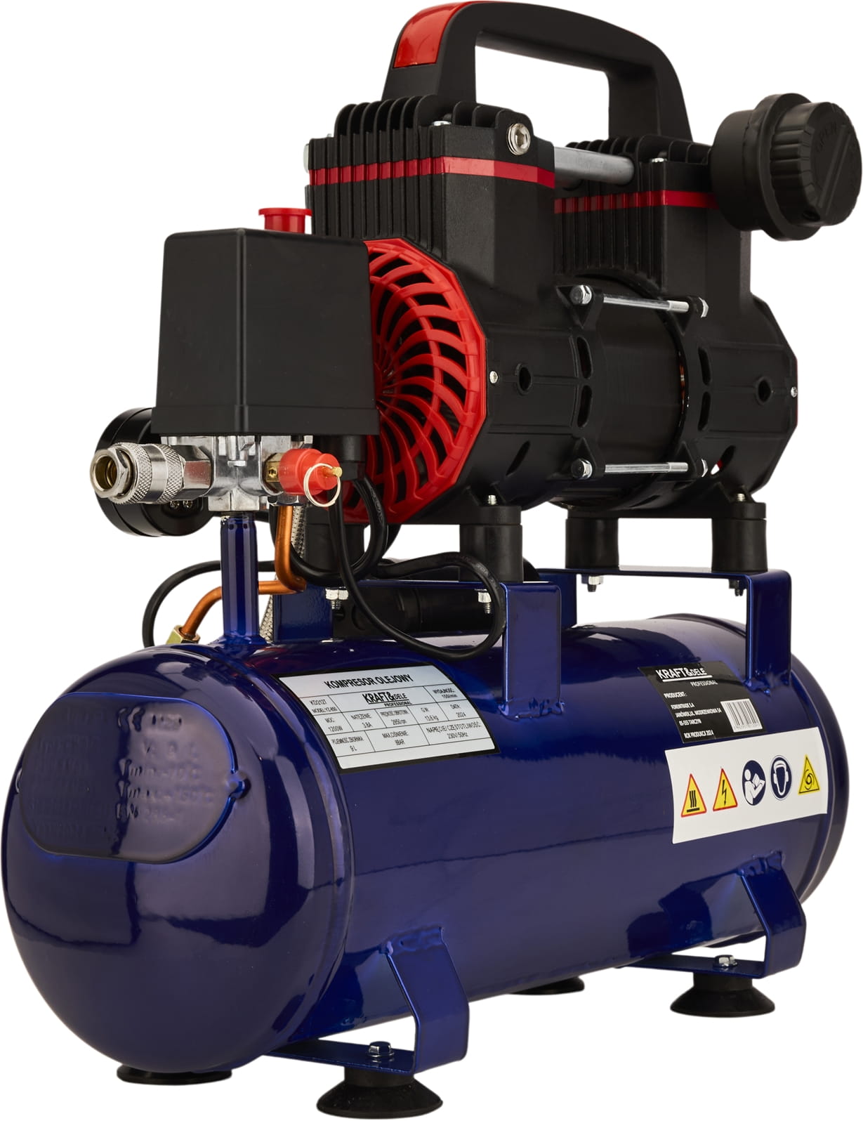 Bezolejový kompresor 9 l, 1200 W, 155 l/min KD2127