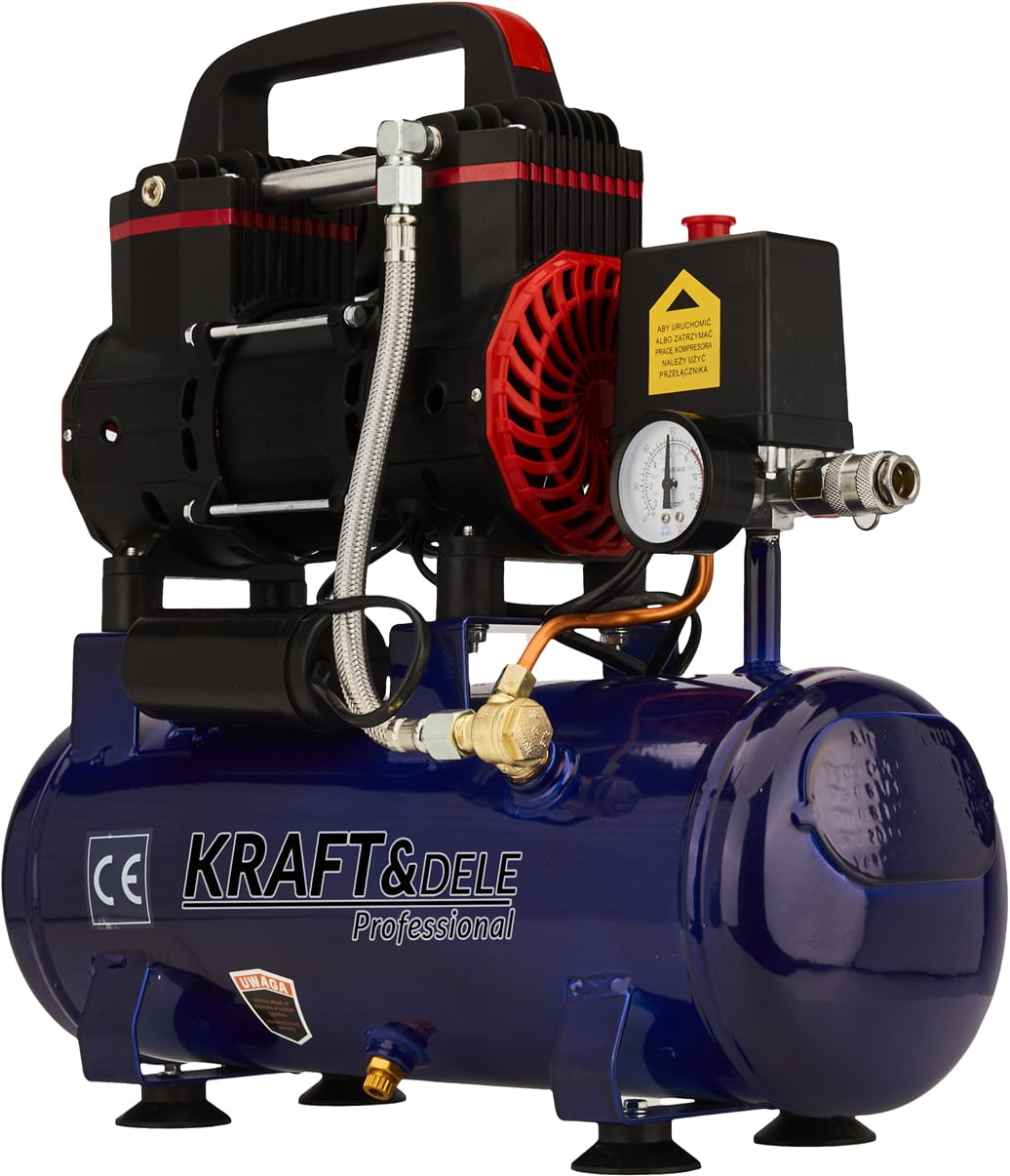KRAFT&DELE Bezolejový kompresor 9 l, 1200 W, 155 l/min KD2127