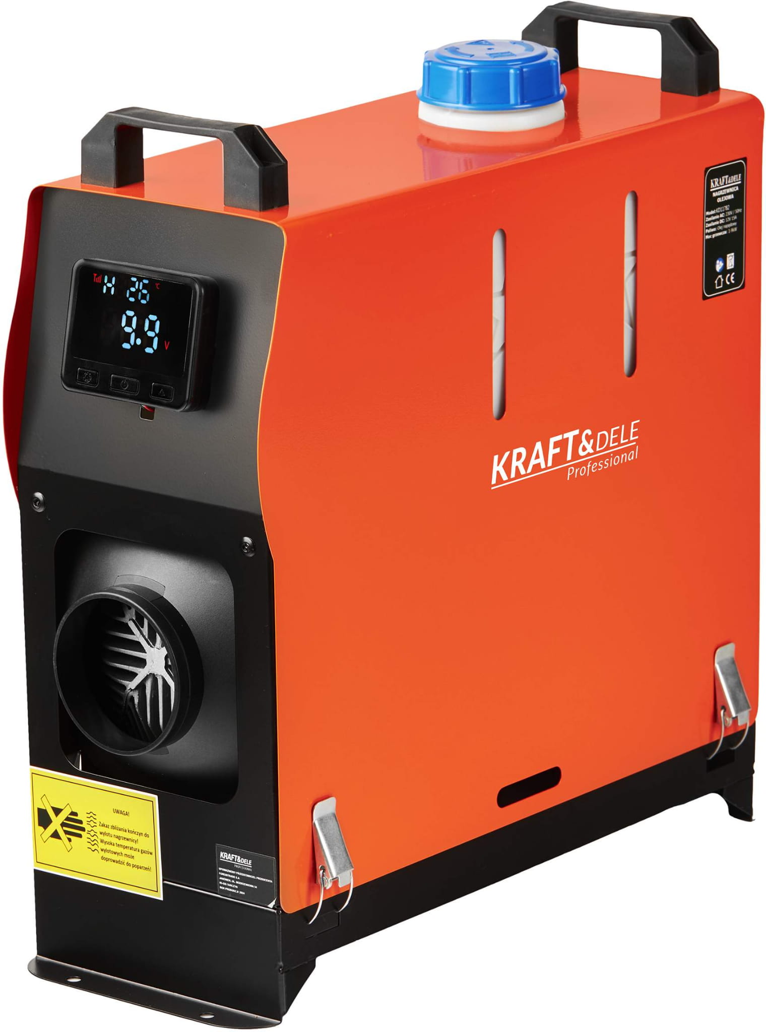 KRAFT&DELE Olejový ohřívač 9 kW, 12 V KD11782