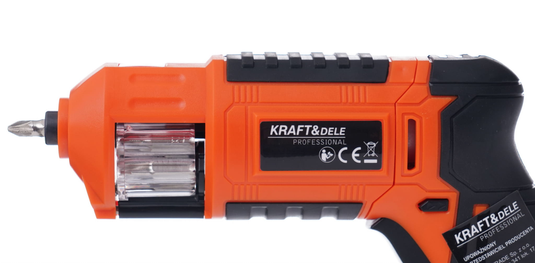 Akumulátorový šroubovák 1300 mAh s LED + bity KD1574