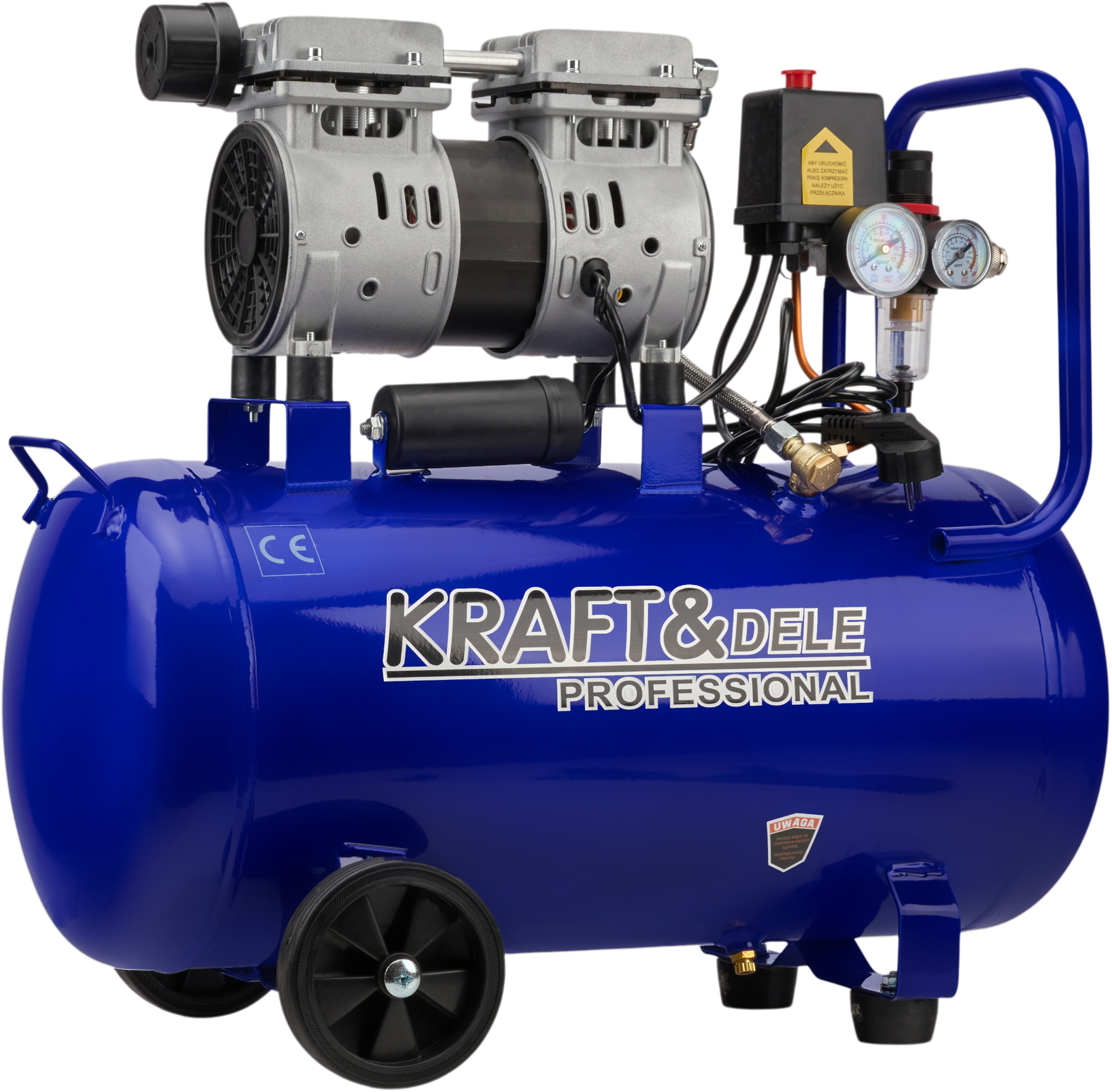 Bezolejový kompresor 50 l, 1500 W, 290 l/min KD4048