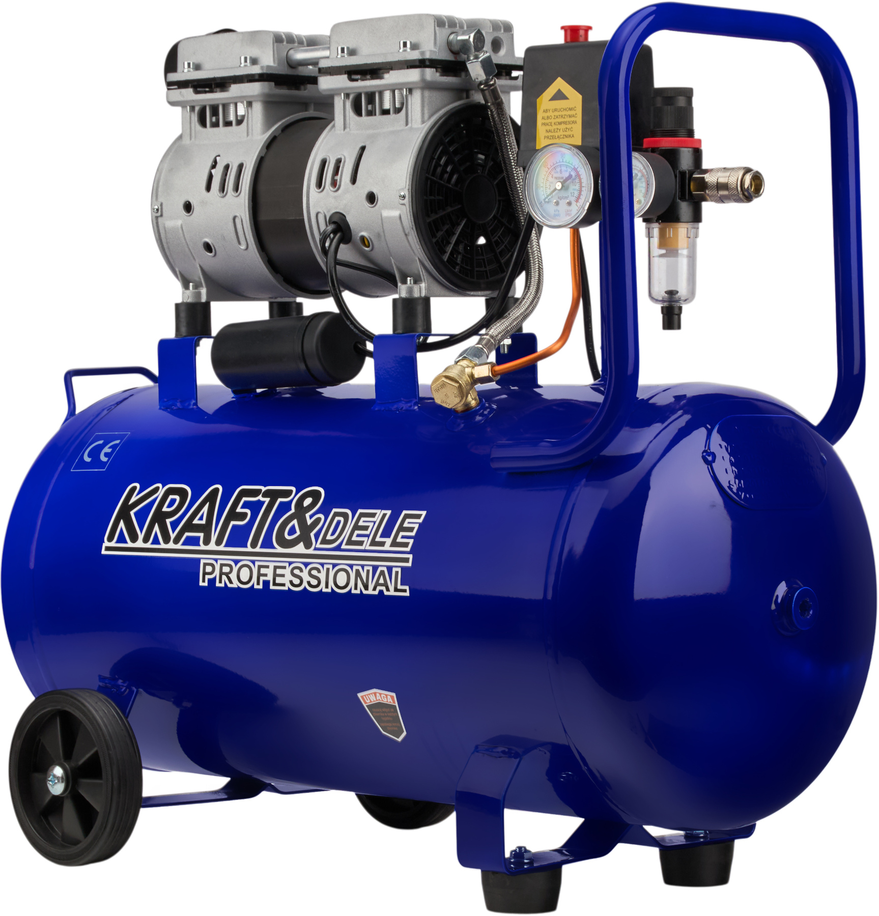 Bezolejový kompresor 50 l, 1500 W, 290 l/min KD4048