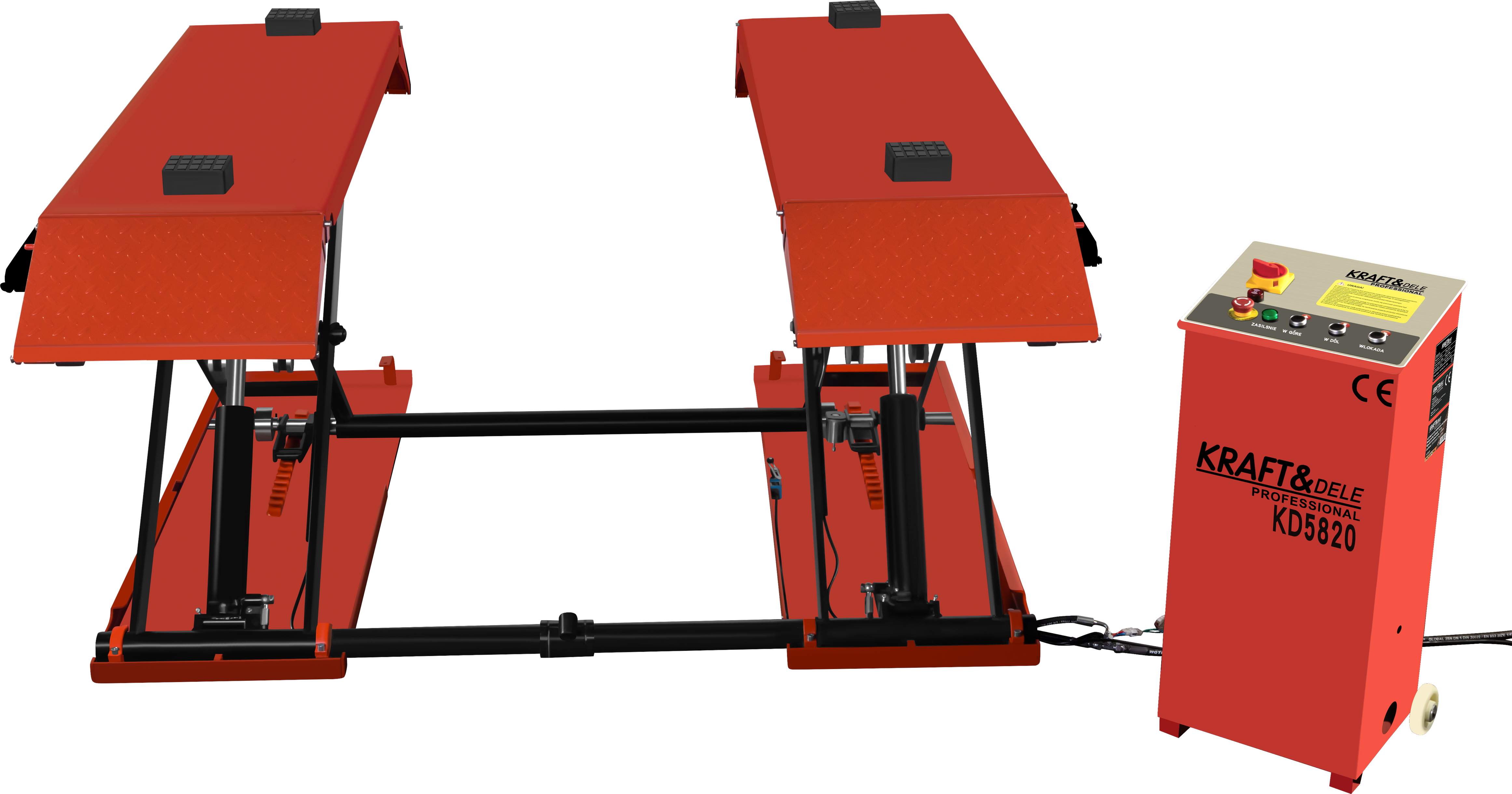 Mobilní automatický nožičkový zvedák 230 V KD5820_2K