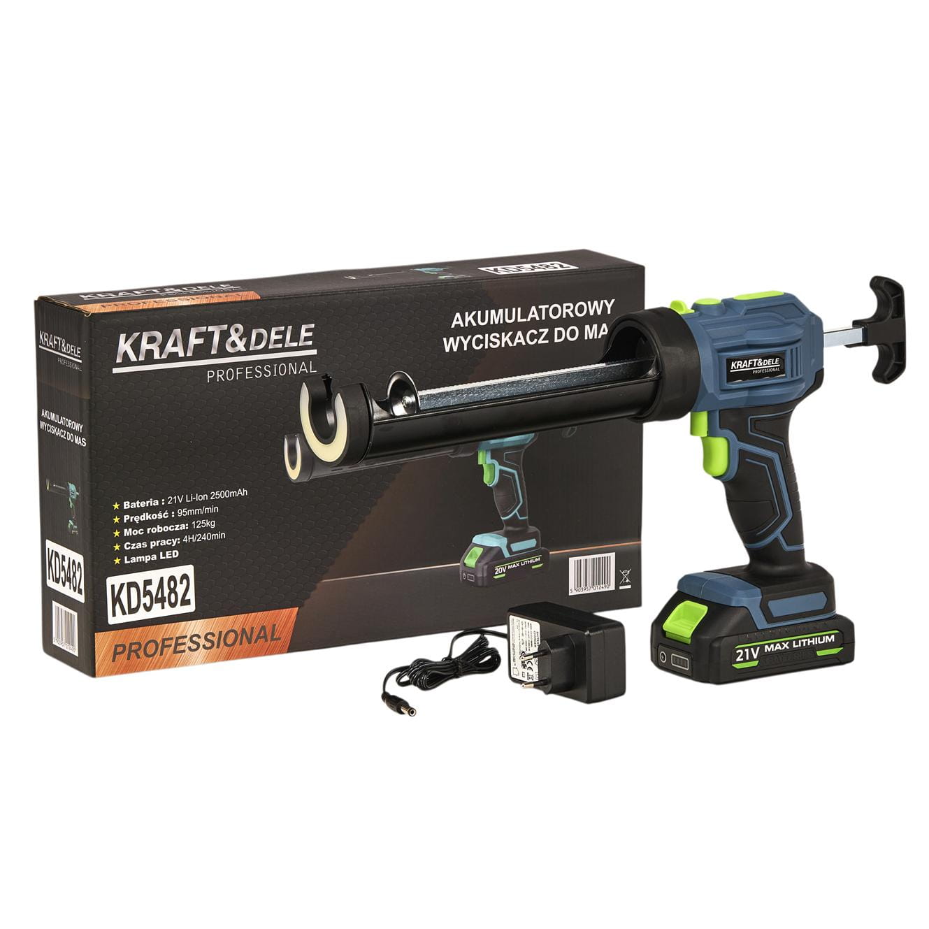 Akumulátorový lis na těsto 21 V, 2500 mAh KD5482