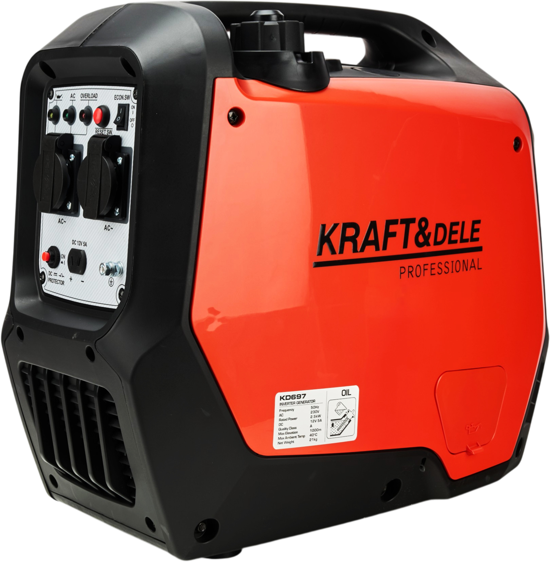 Invertorový generátor 2,3 kW / 2,5 kW KD697