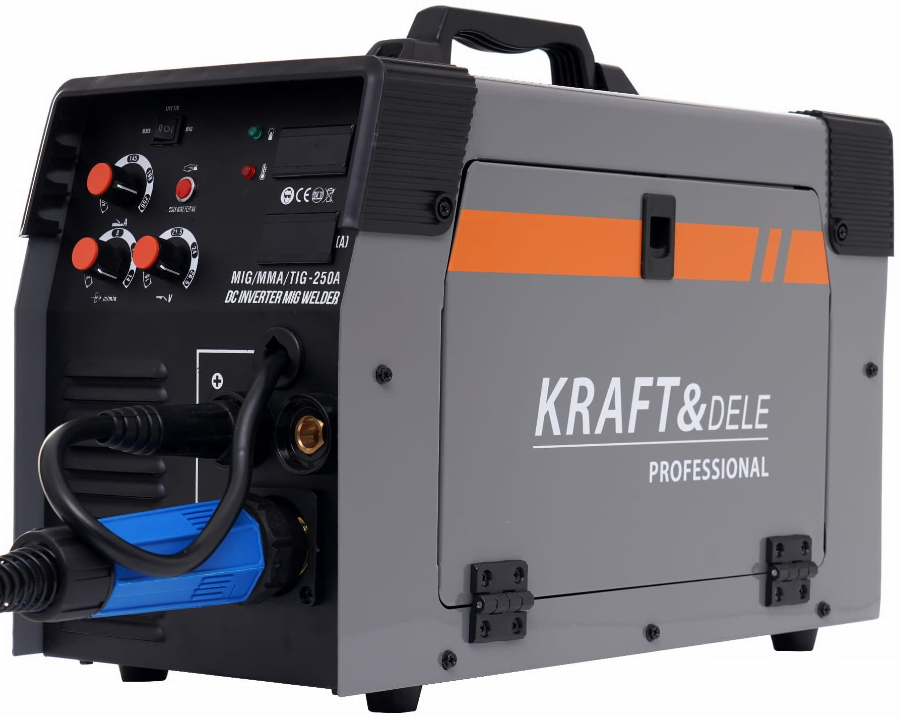 KRAFT&DELE Svářečka MIG/MMA/TIG 250 A KD1884