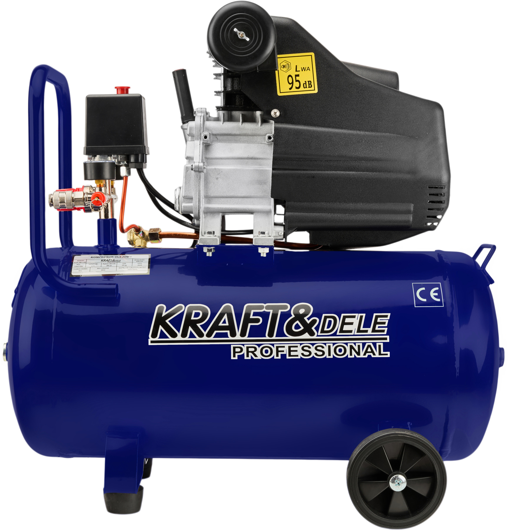 Olejový kompresor 50 l, 230 V KD4051