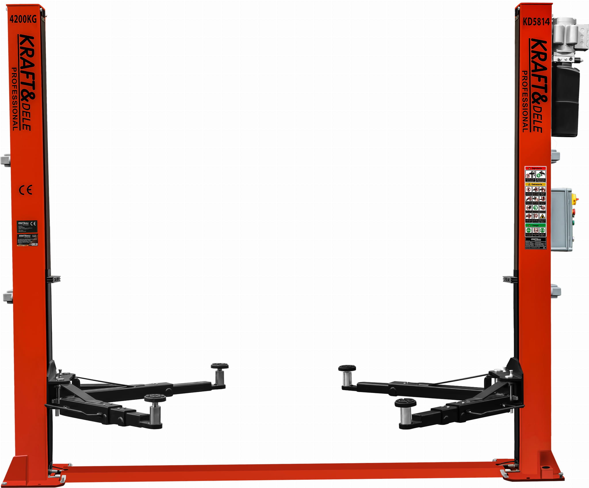 Automatický sloupový hydraulický zvedák 400 V, 2,2 kW, model KD5814_2K