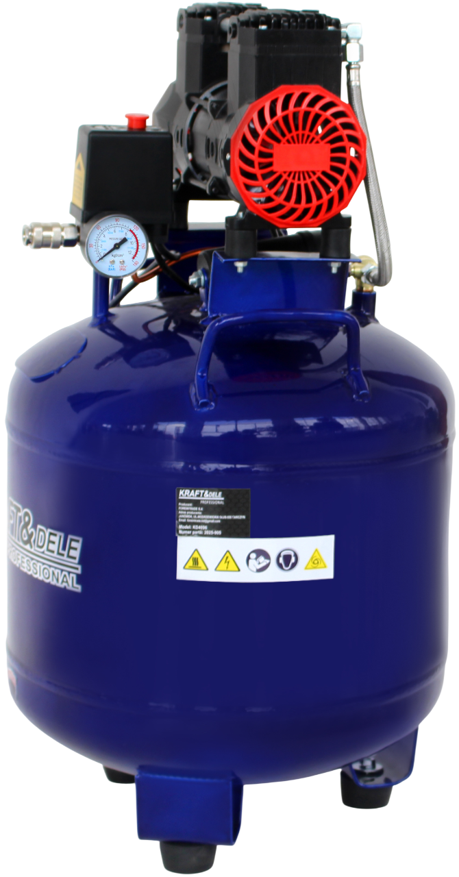 Bezolejový kompresor 50 l, 1500 W, 290 l/min KD4096
