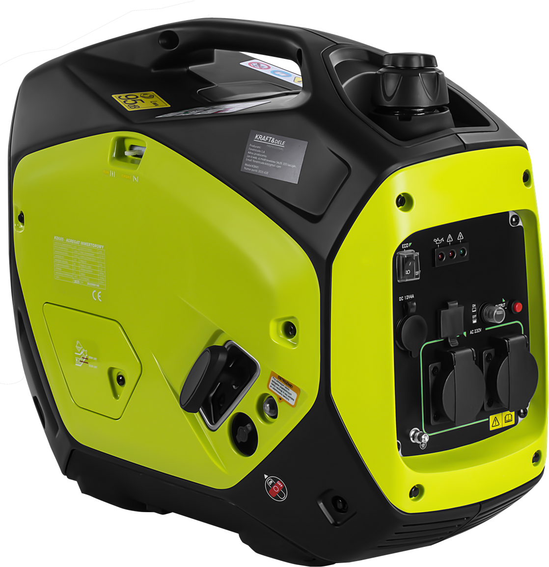 KRAFT&DELE KD685 Invertorový generátor 2,8 kW / 3 kW, 230V