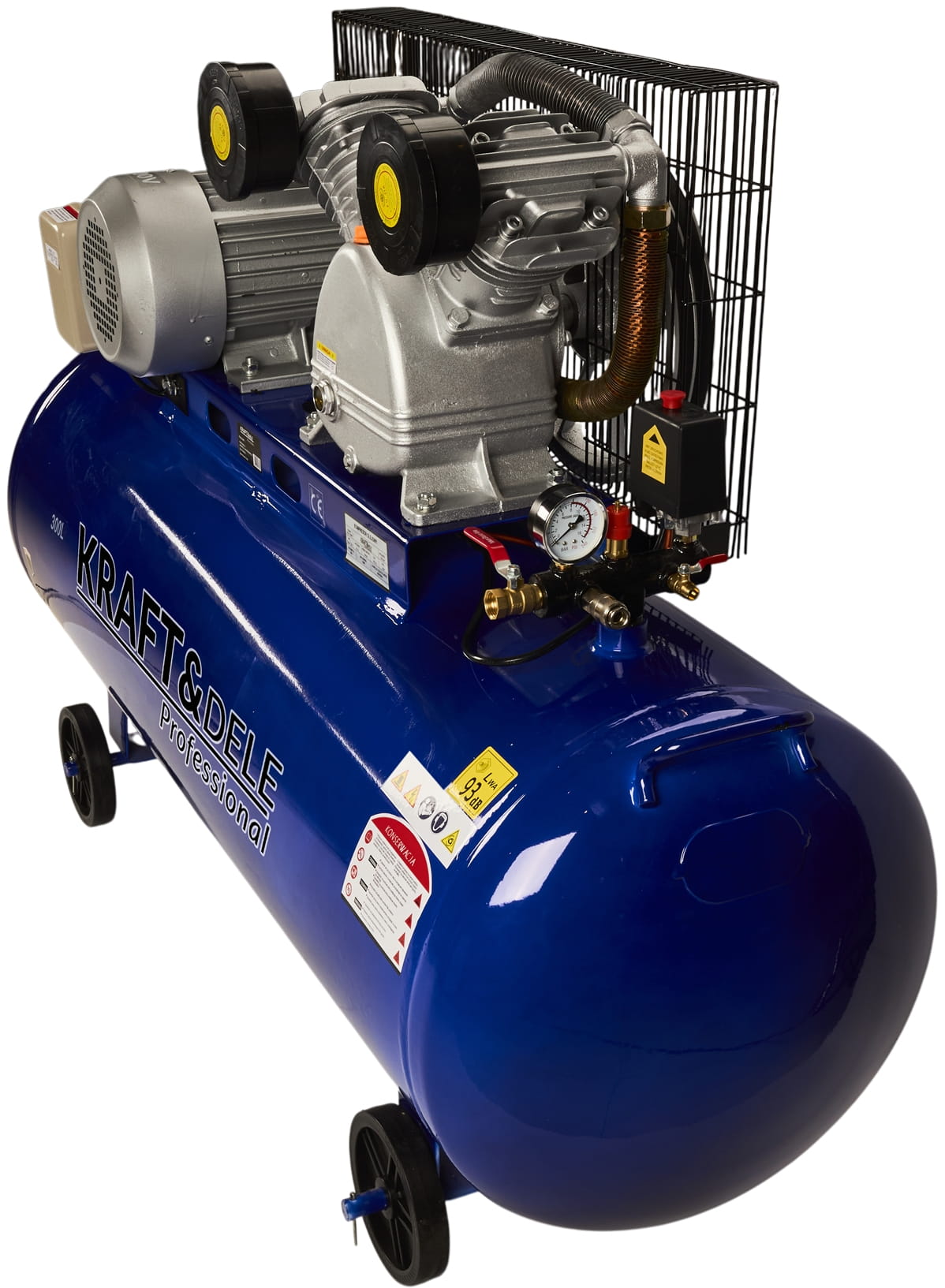 Olejový kompresor 300 l, 400 V, 2 písty + odlučovač KD4061