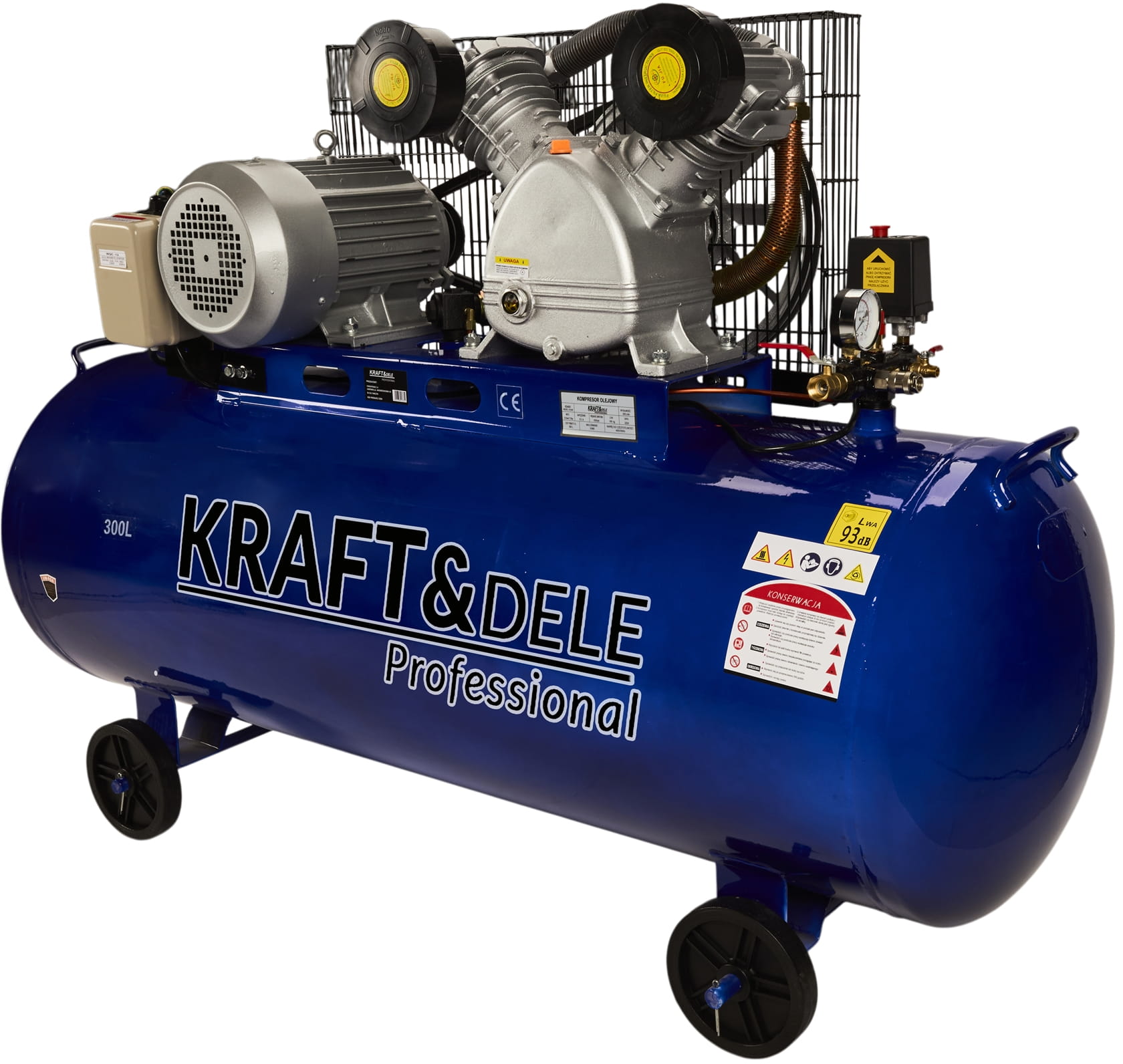 Olejový kompresor 300 l, 400 V, 2 písty + odlučovač KD4061