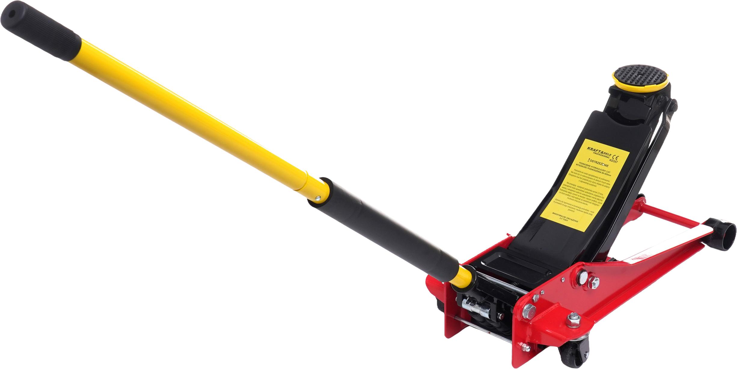 Hydraulický nízkoprofilový zvedák 80–505 mm, 3,5 t KD357