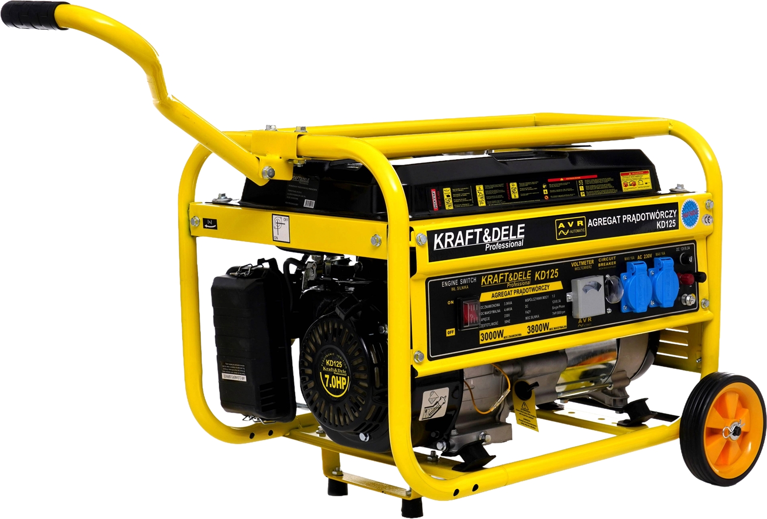 Generátor 3 kW / 3,8 kW MAX / 230 V KD125