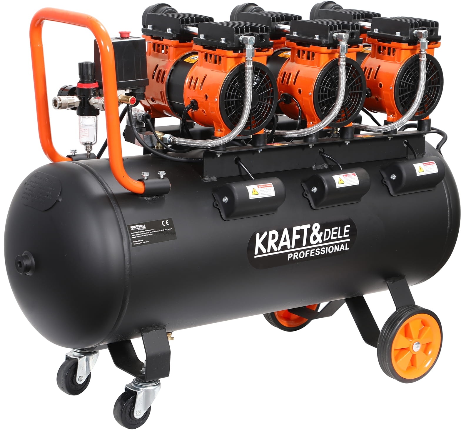 Bezolejový kompresor 100 l, 580 l/min, 6 kW KD1394