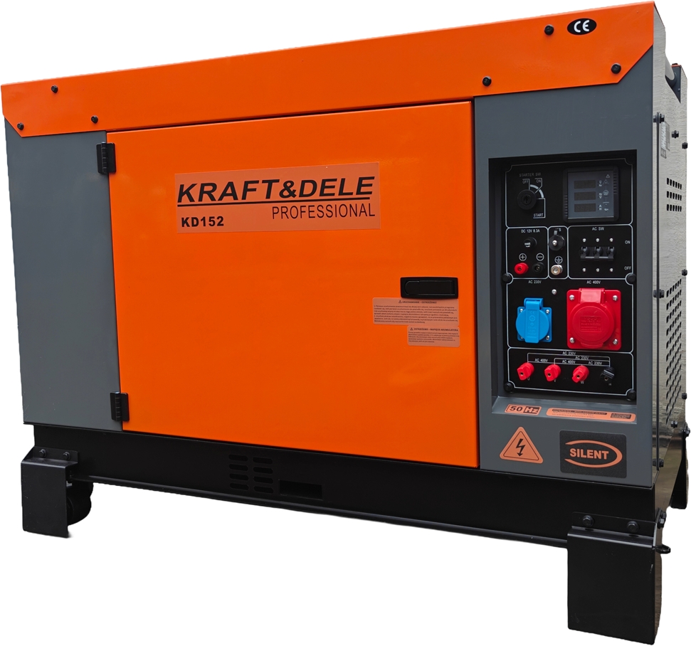 Třífázový dieselový generátor 12/13 kW KD152