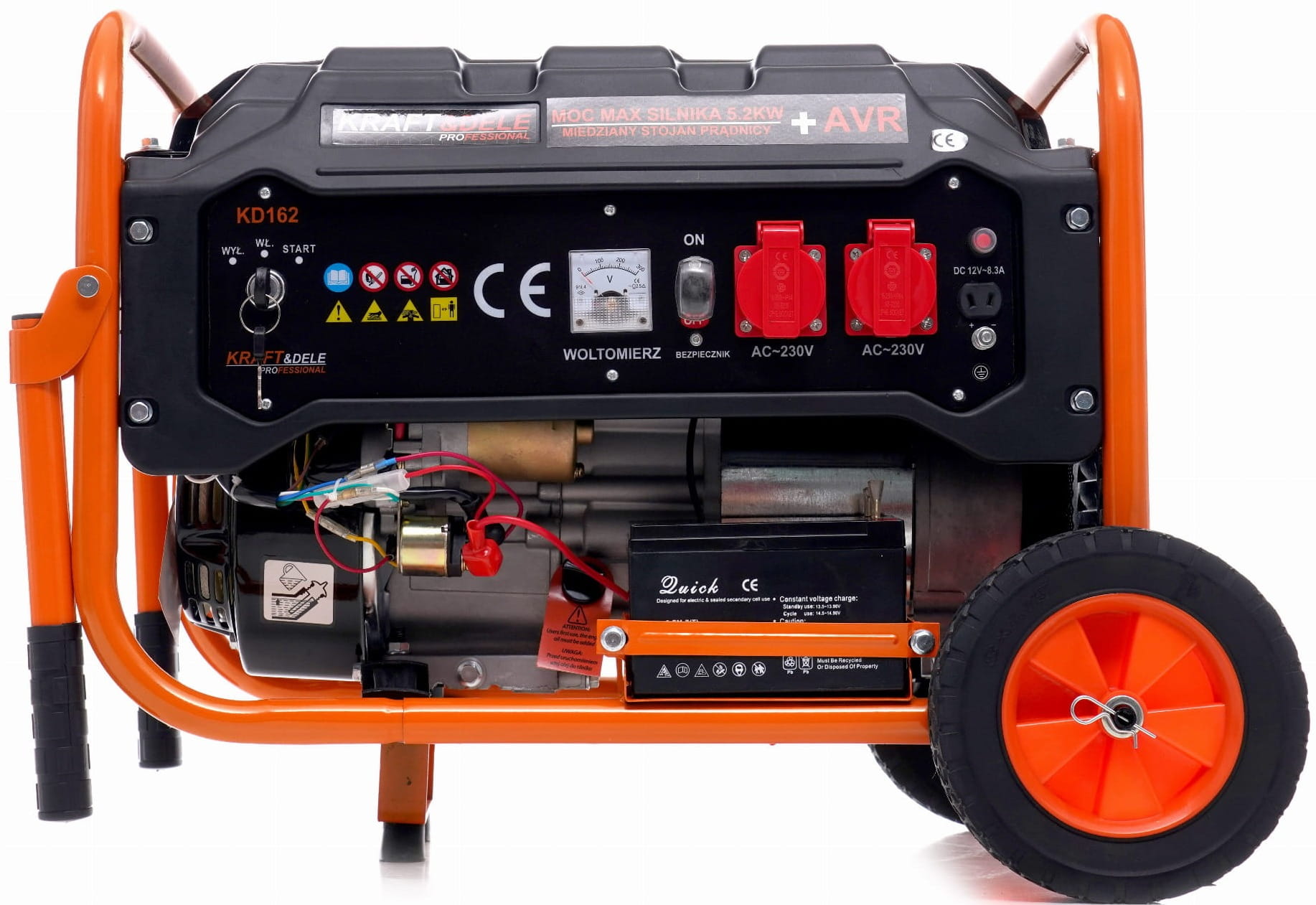 Generátor 3500 W, 12/230 V KD162