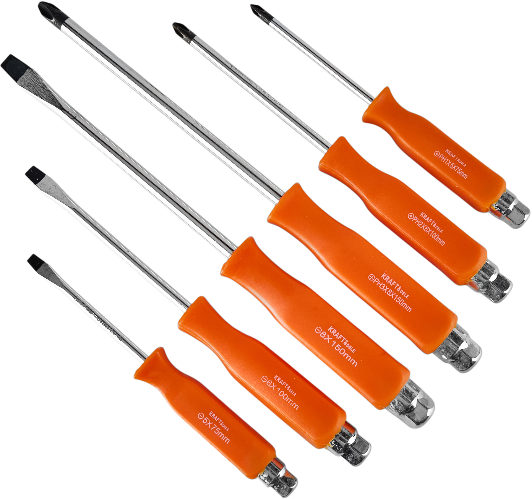 KRAFT&DELE Śrubokręty do podbijania 6szt. KD10949