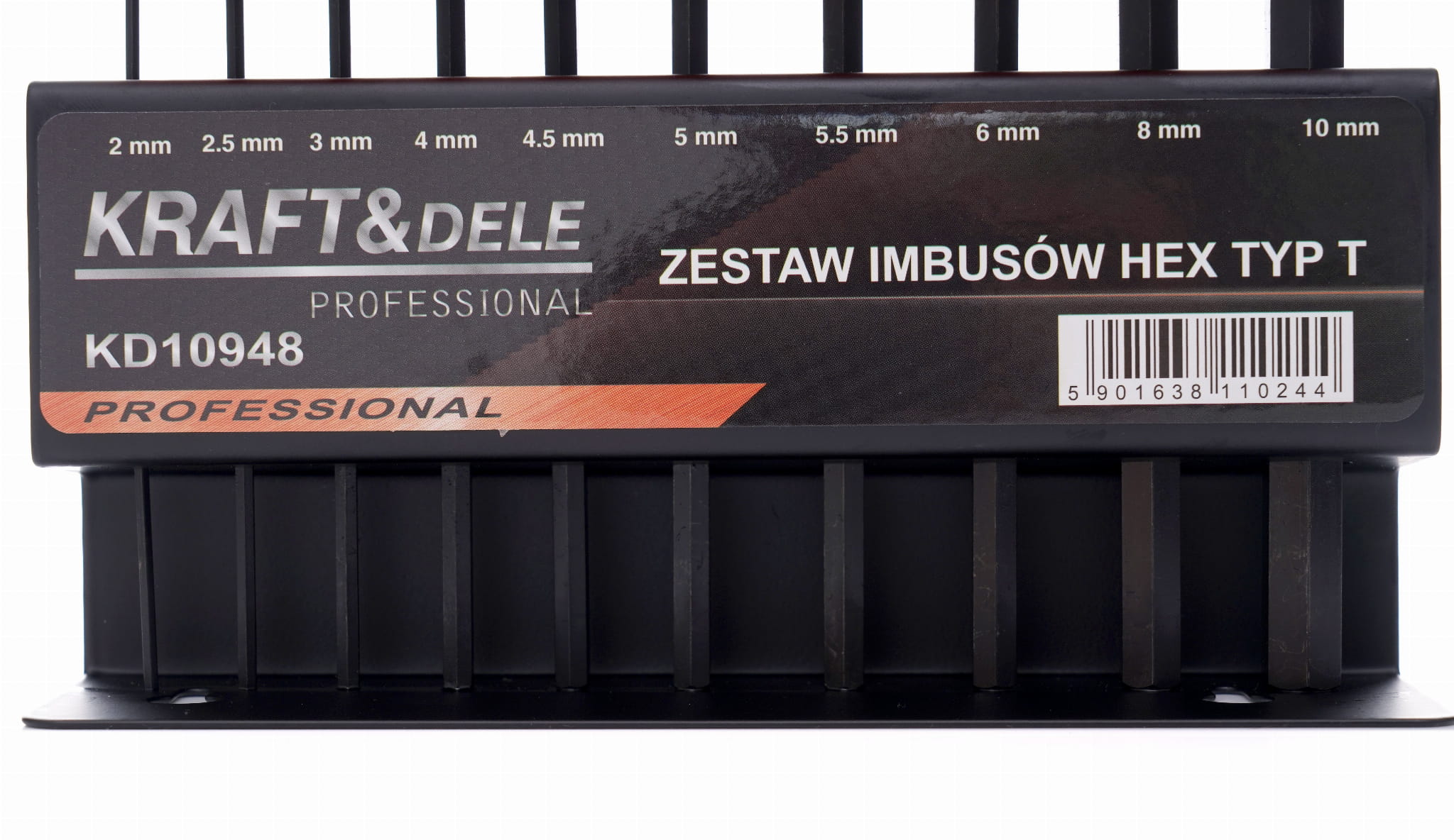 Sada 10 imbusových klíčů na stojánku KD10948