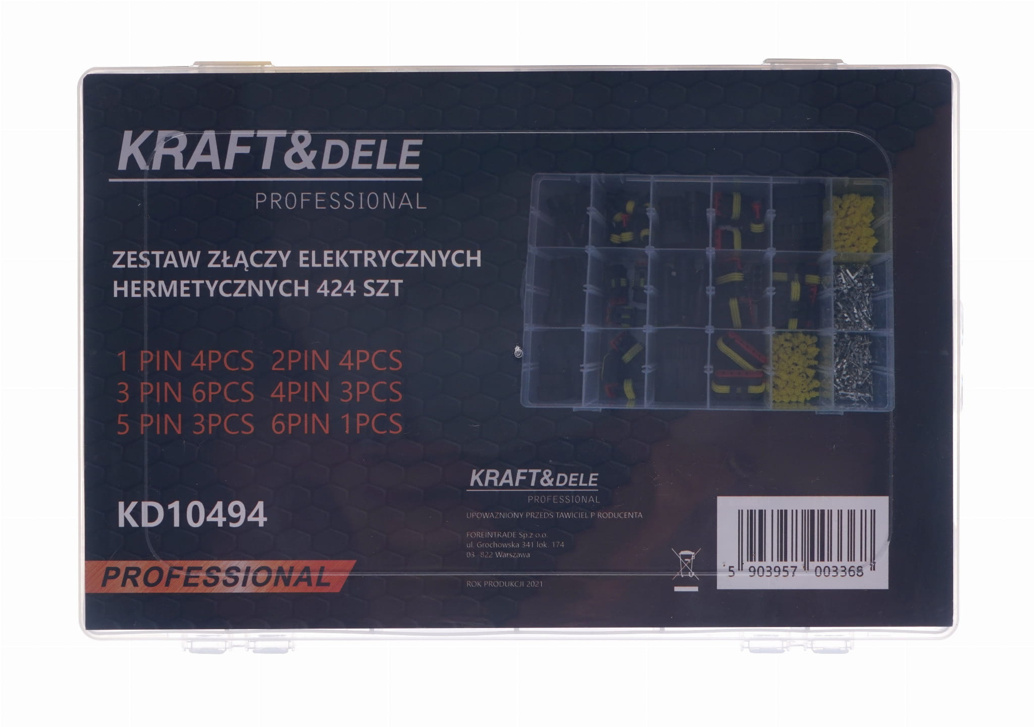 Hermetické spojky, 424 ks KD10494