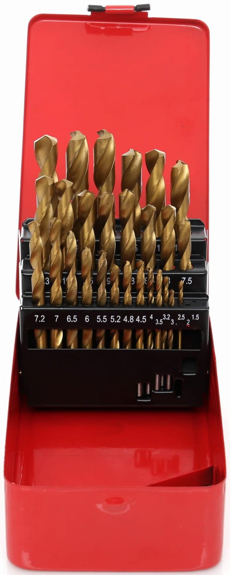 Titanové vrtáky do kovu, 29 ks KD10344