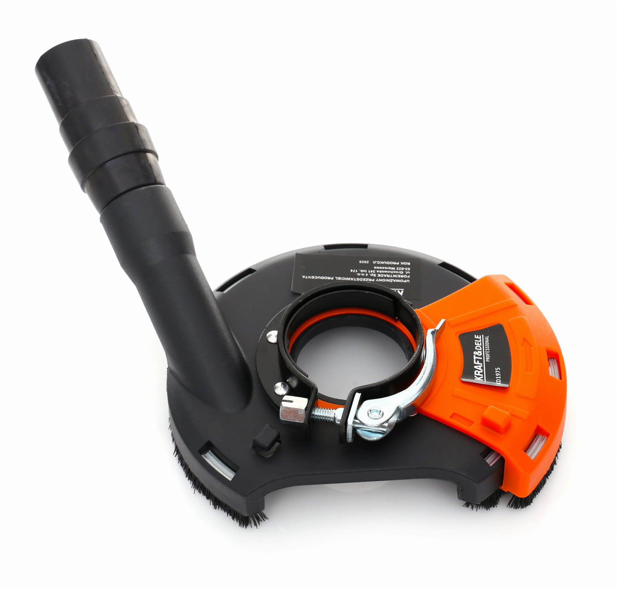 Odsávací protiprachový kryt pro úhlovou brusku 180 mm KD1976